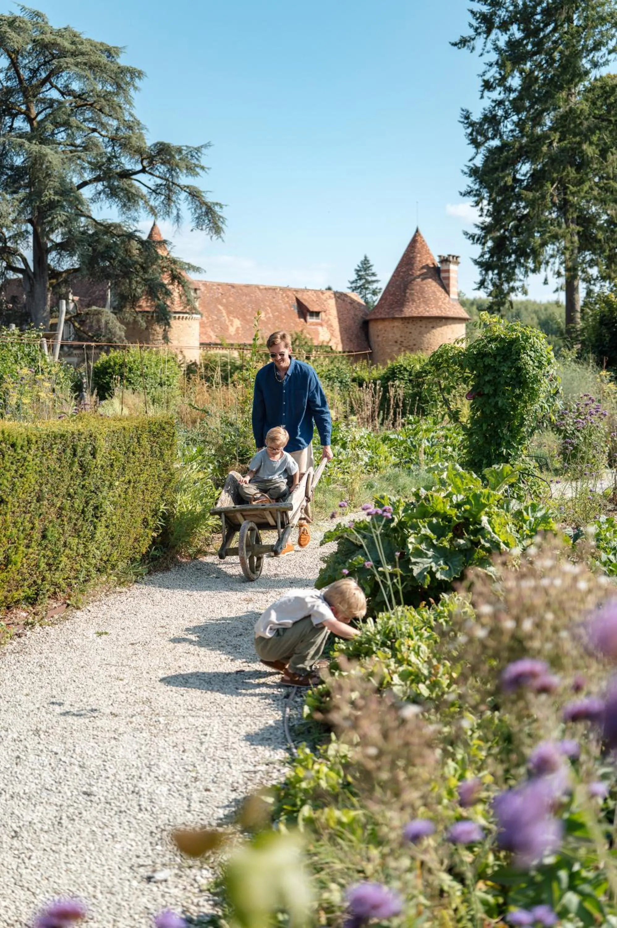 Garden in Domaine des Etangs, Auberge Collection