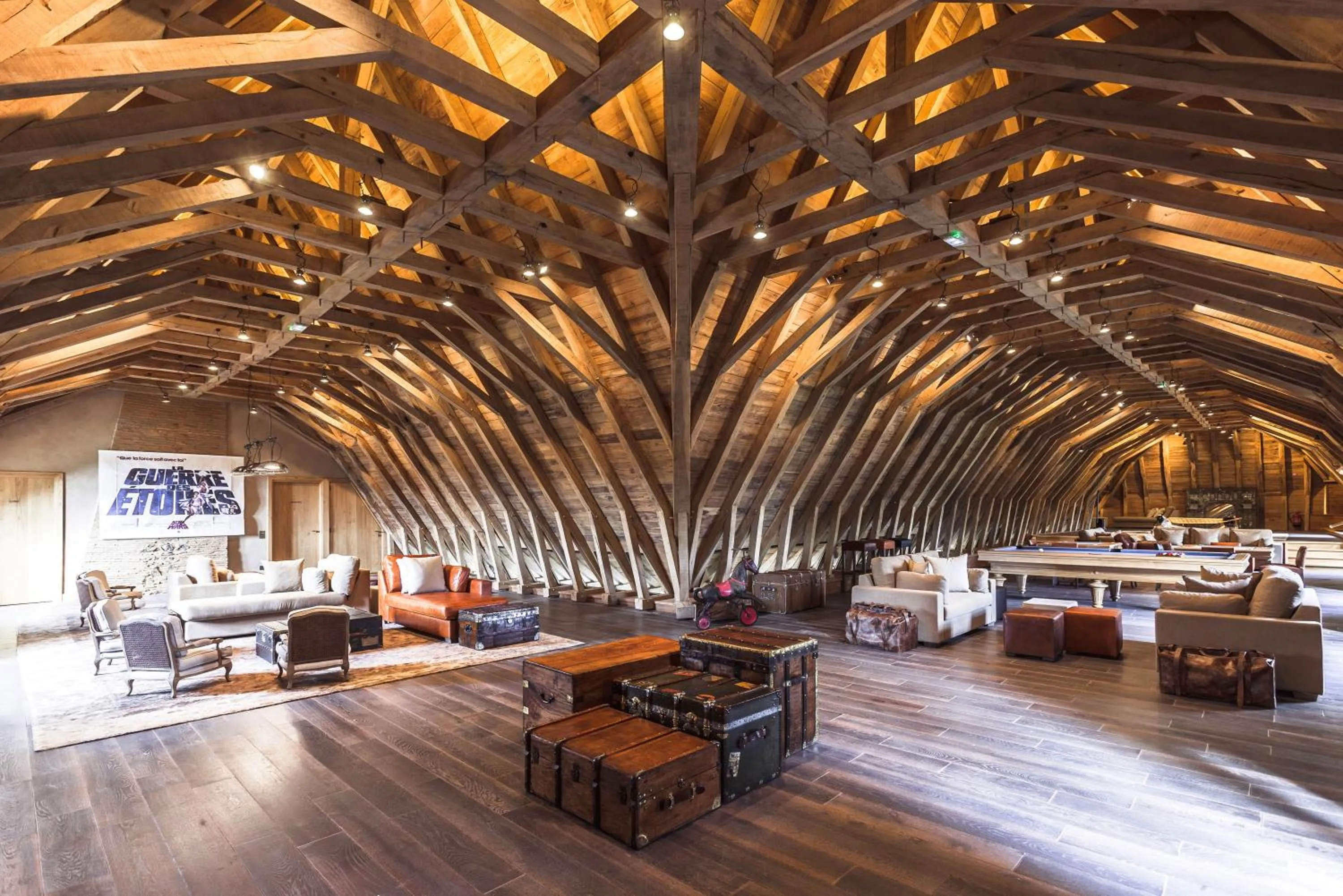 Game Room in Domaine des Etangs, Auberge Collection