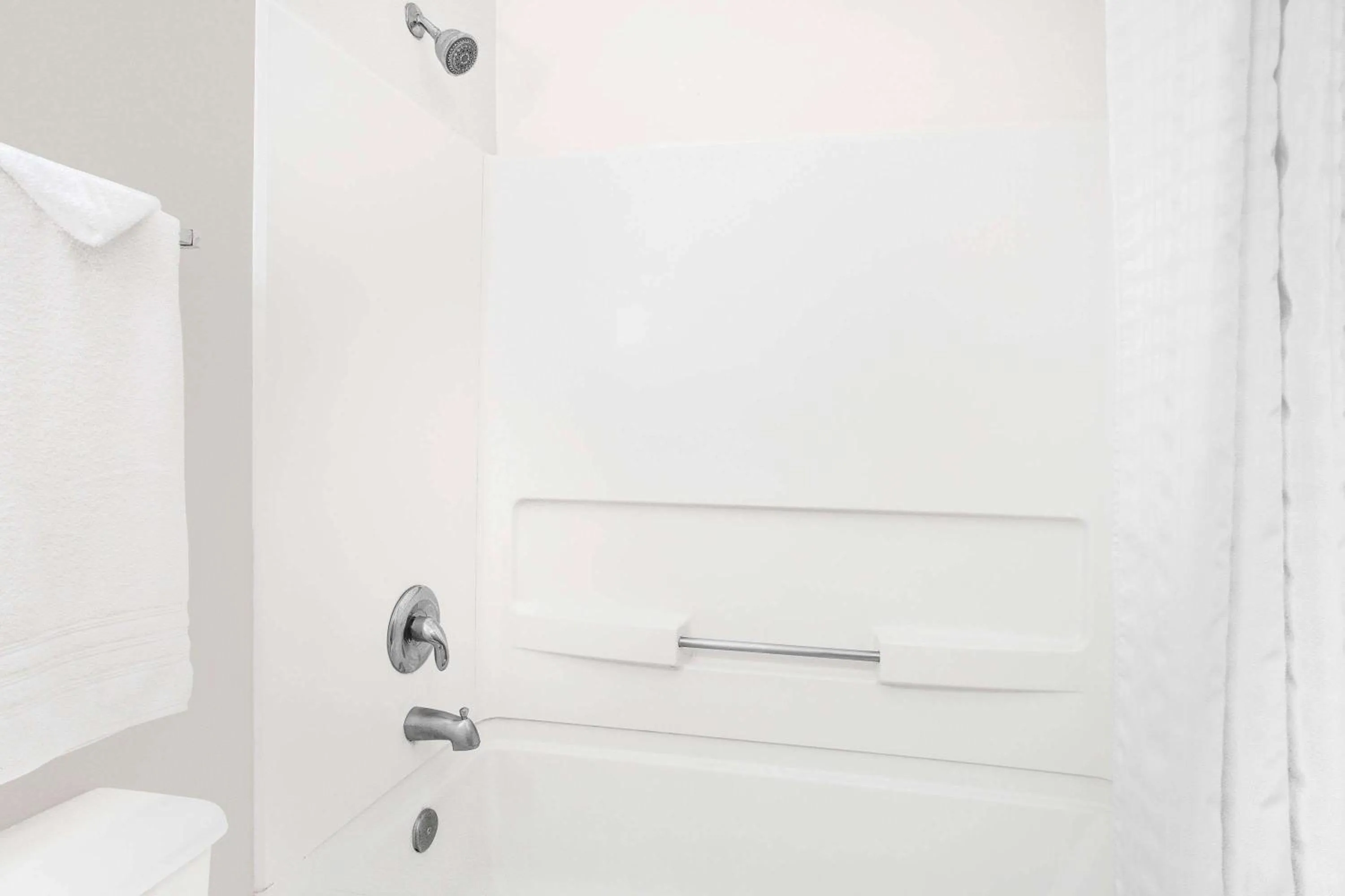 Bathroom in Super 8 by Wyndham Bloomfield