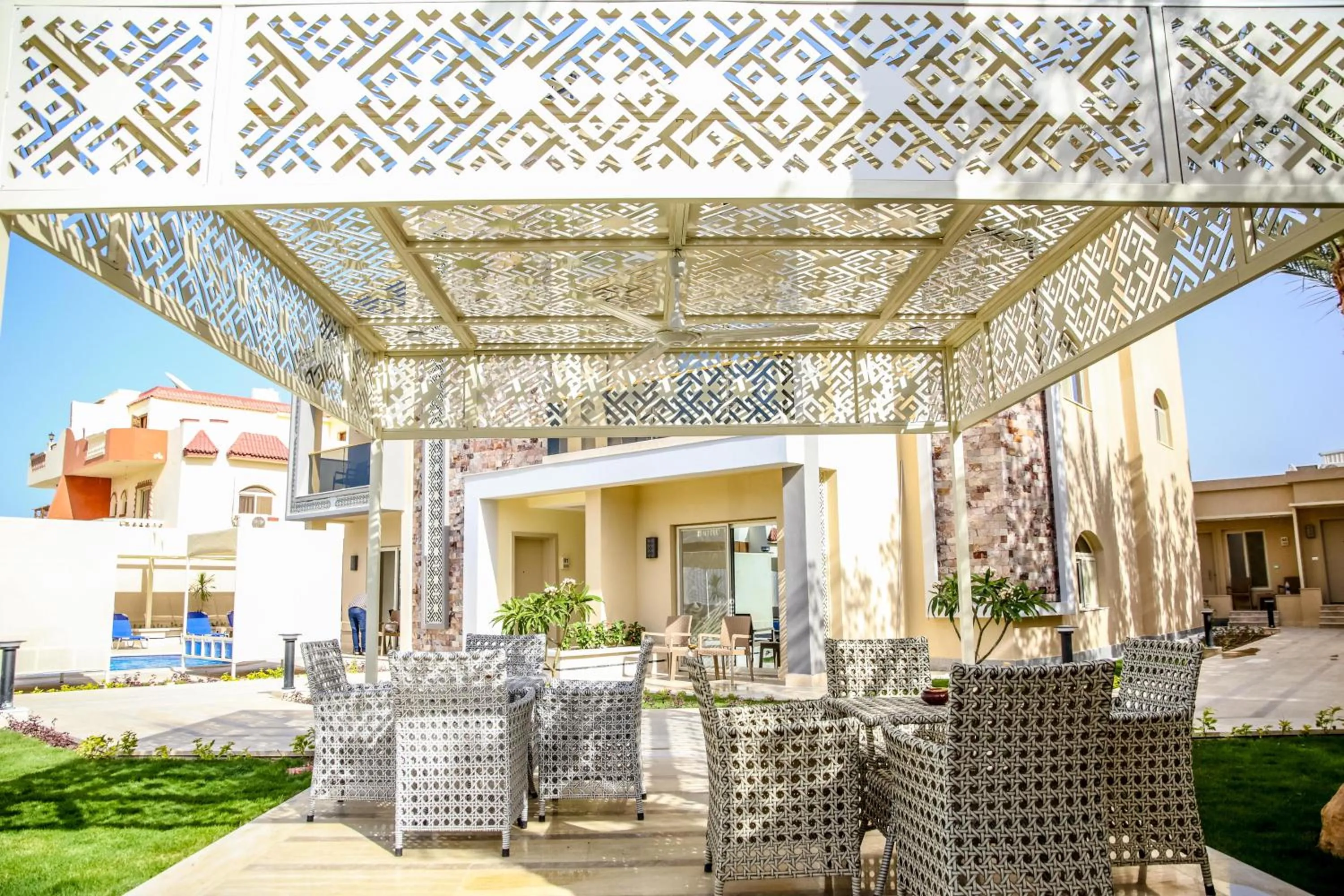 Patio in Serenity Home Hurghada