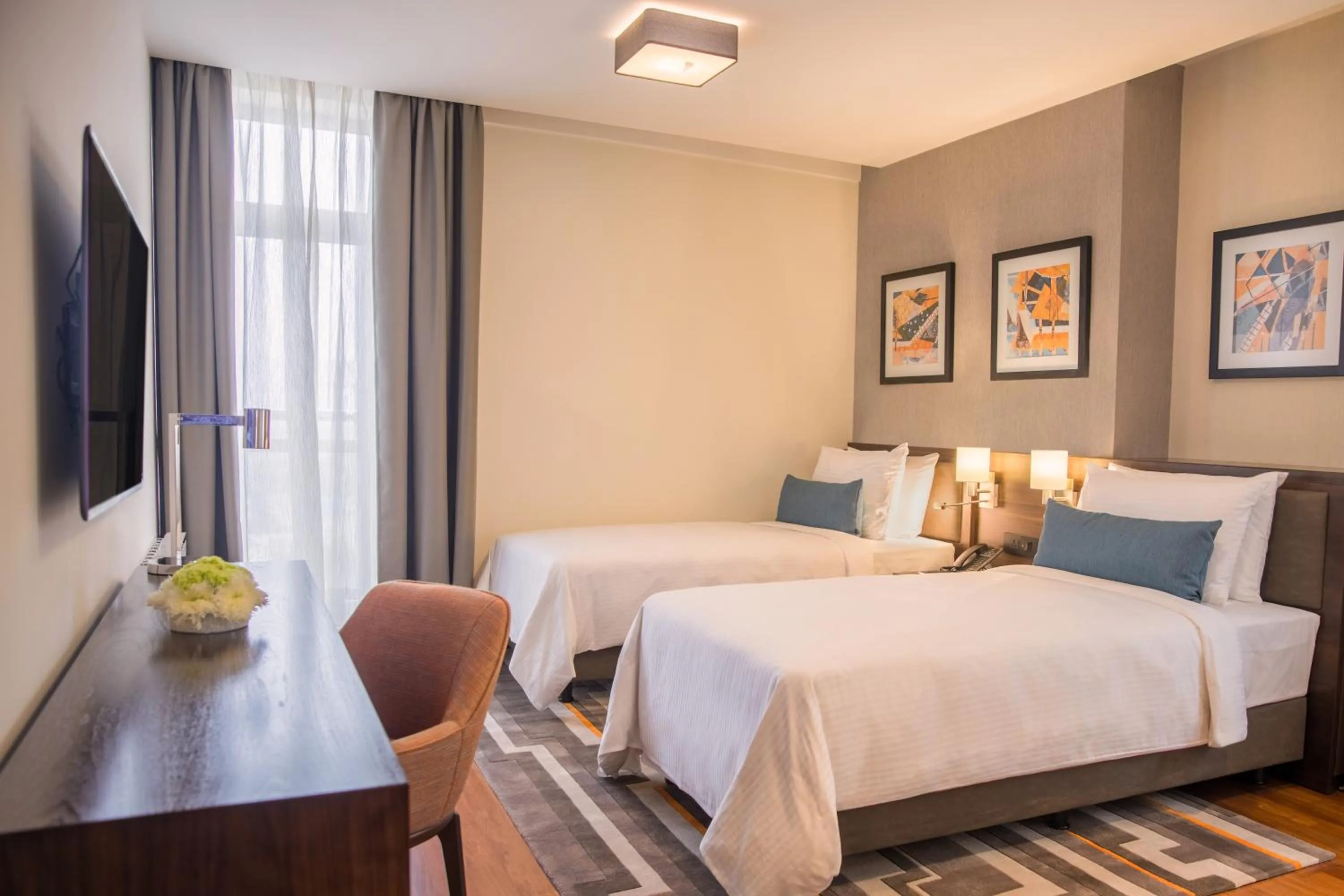 Bedroom, Bed in Bosmal Arjaan by Rotana