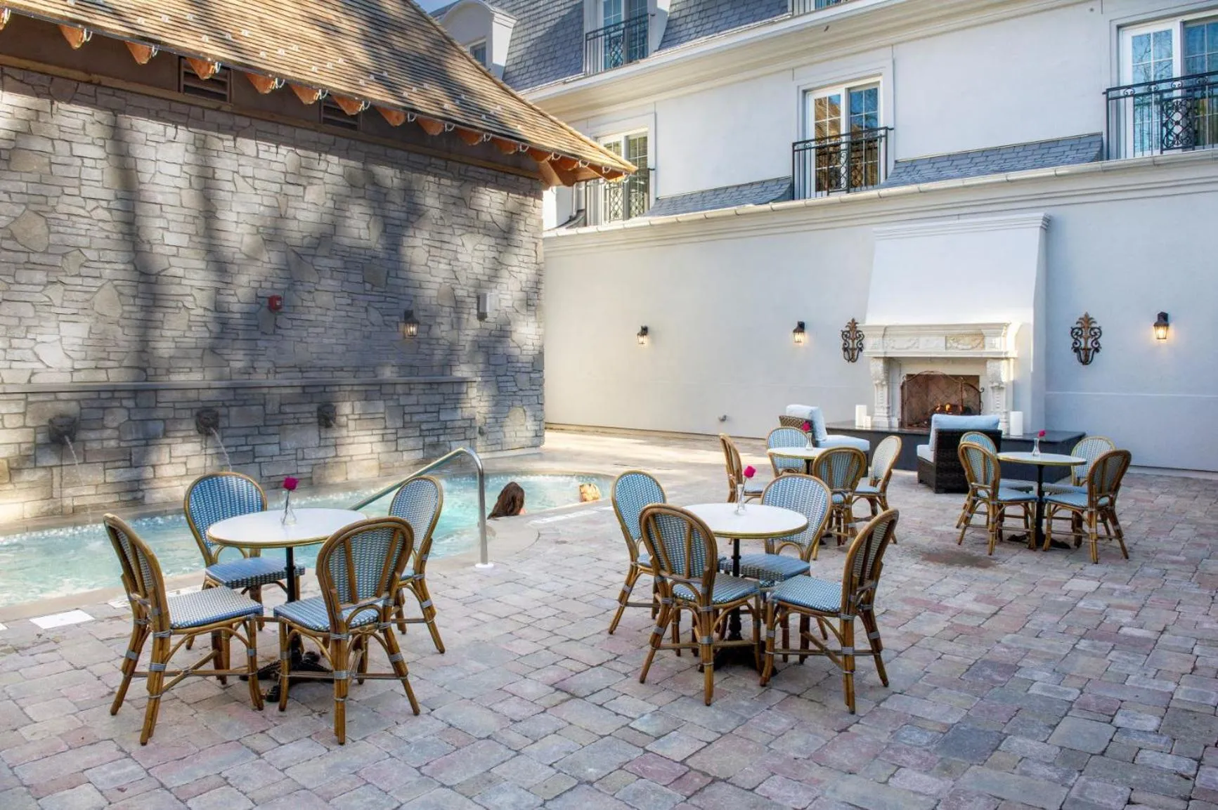 Hot Tub in Mirbeau Inn & Spa, Rhinebeck