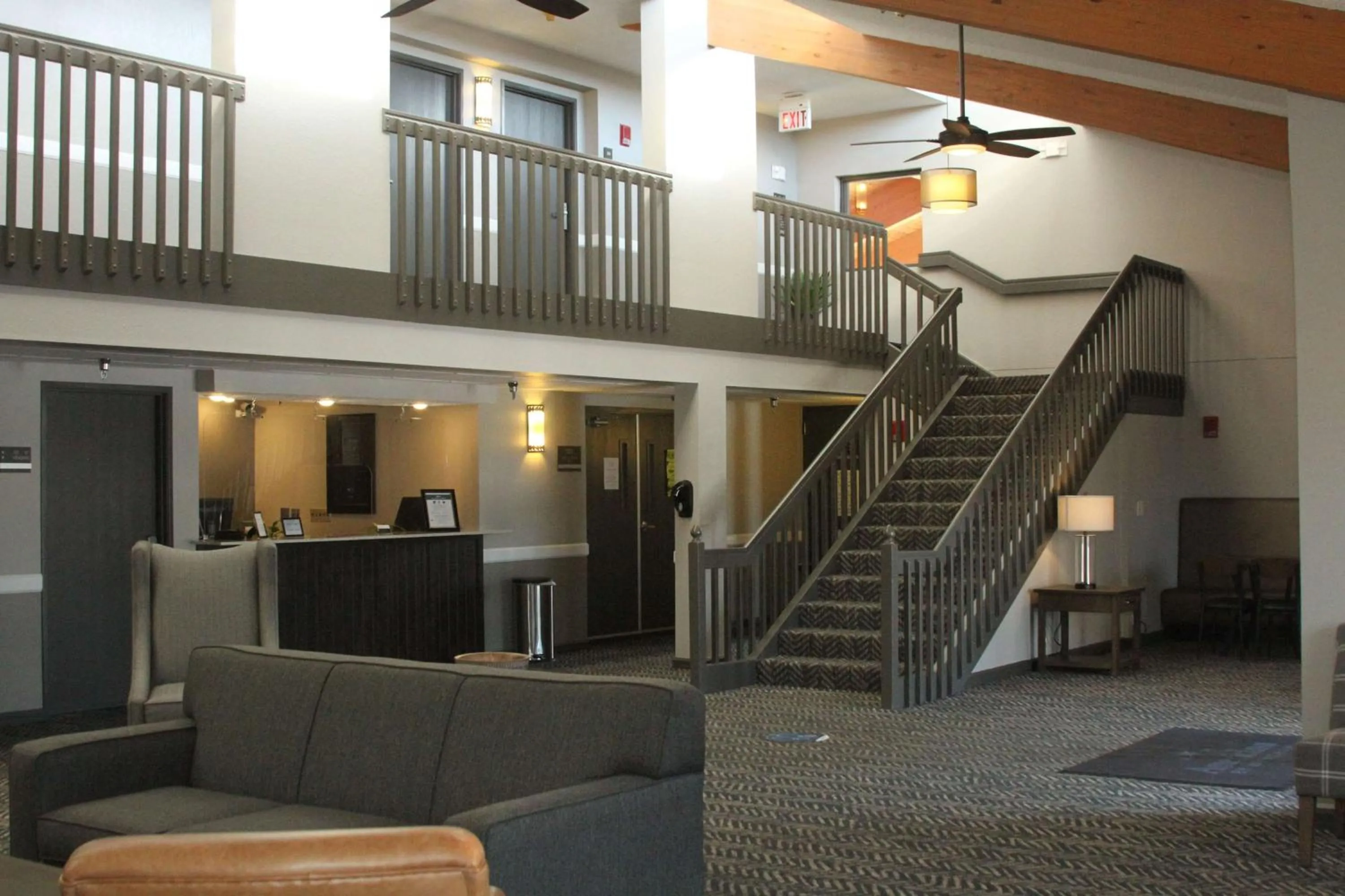 Lobby or reception in AmericInn by Wyndham Wadena