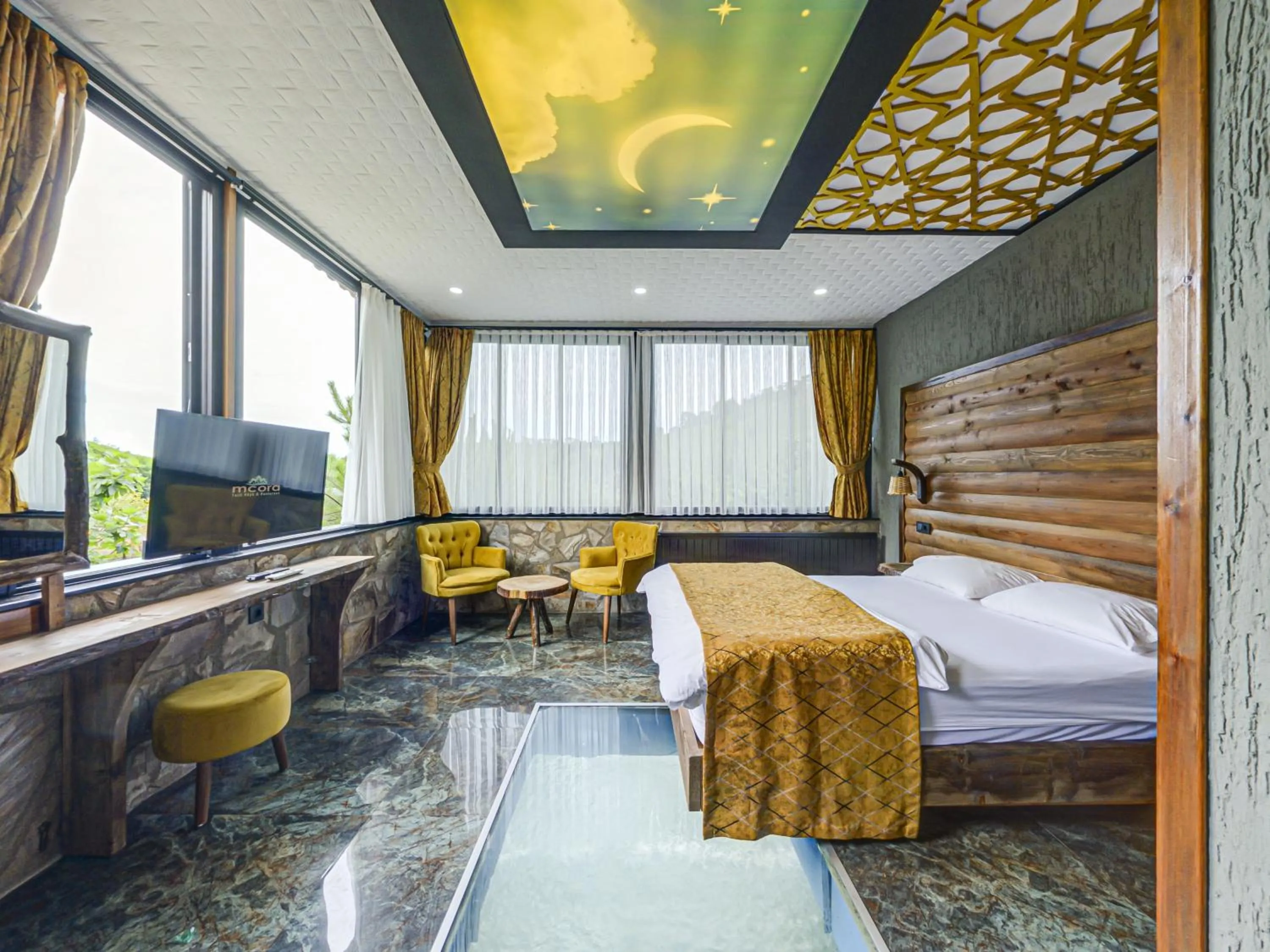 Bed in Mcora Tatil Köyü