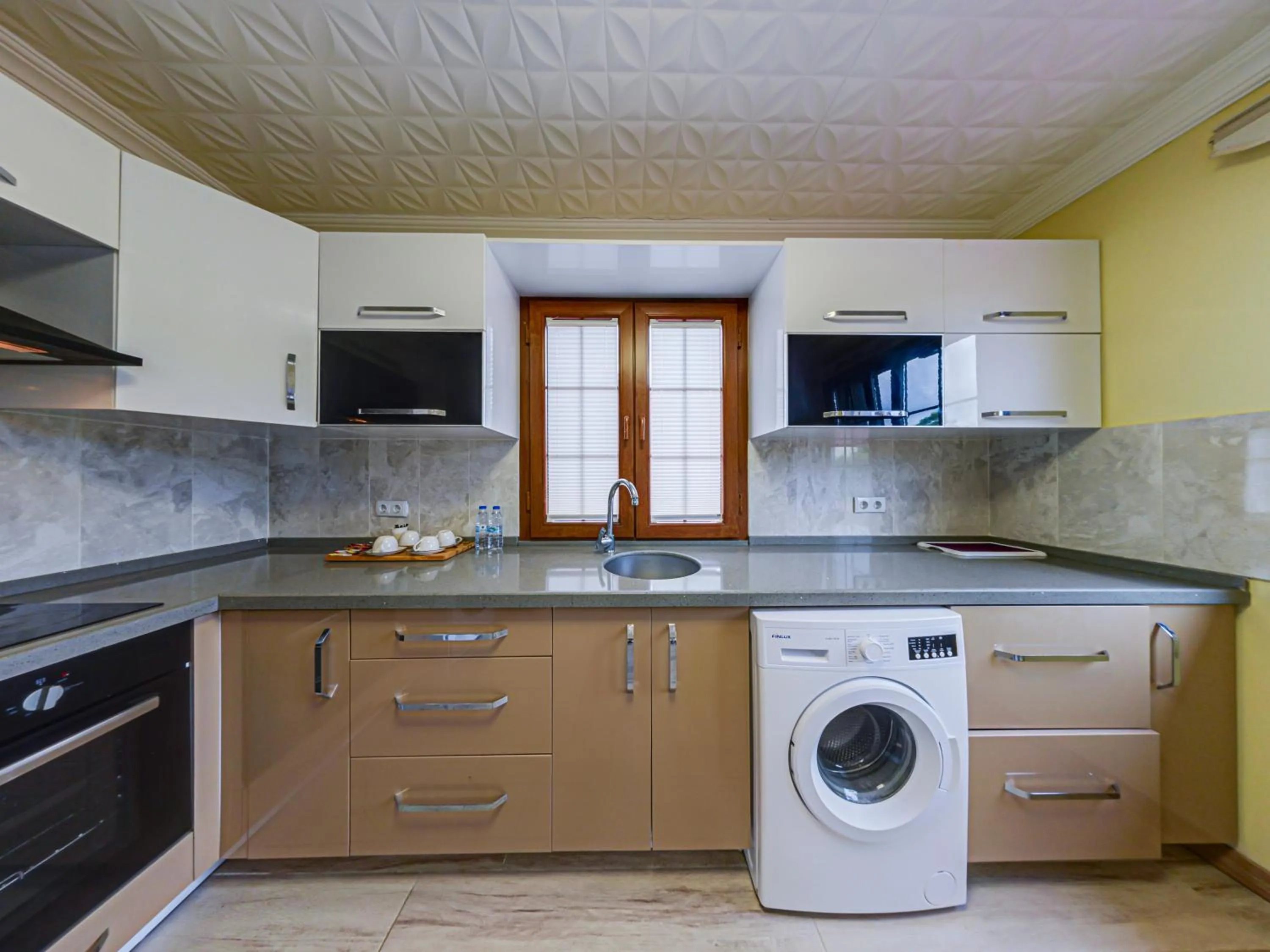 Kitchen or kitchenette in Mcora Tatil Köyü