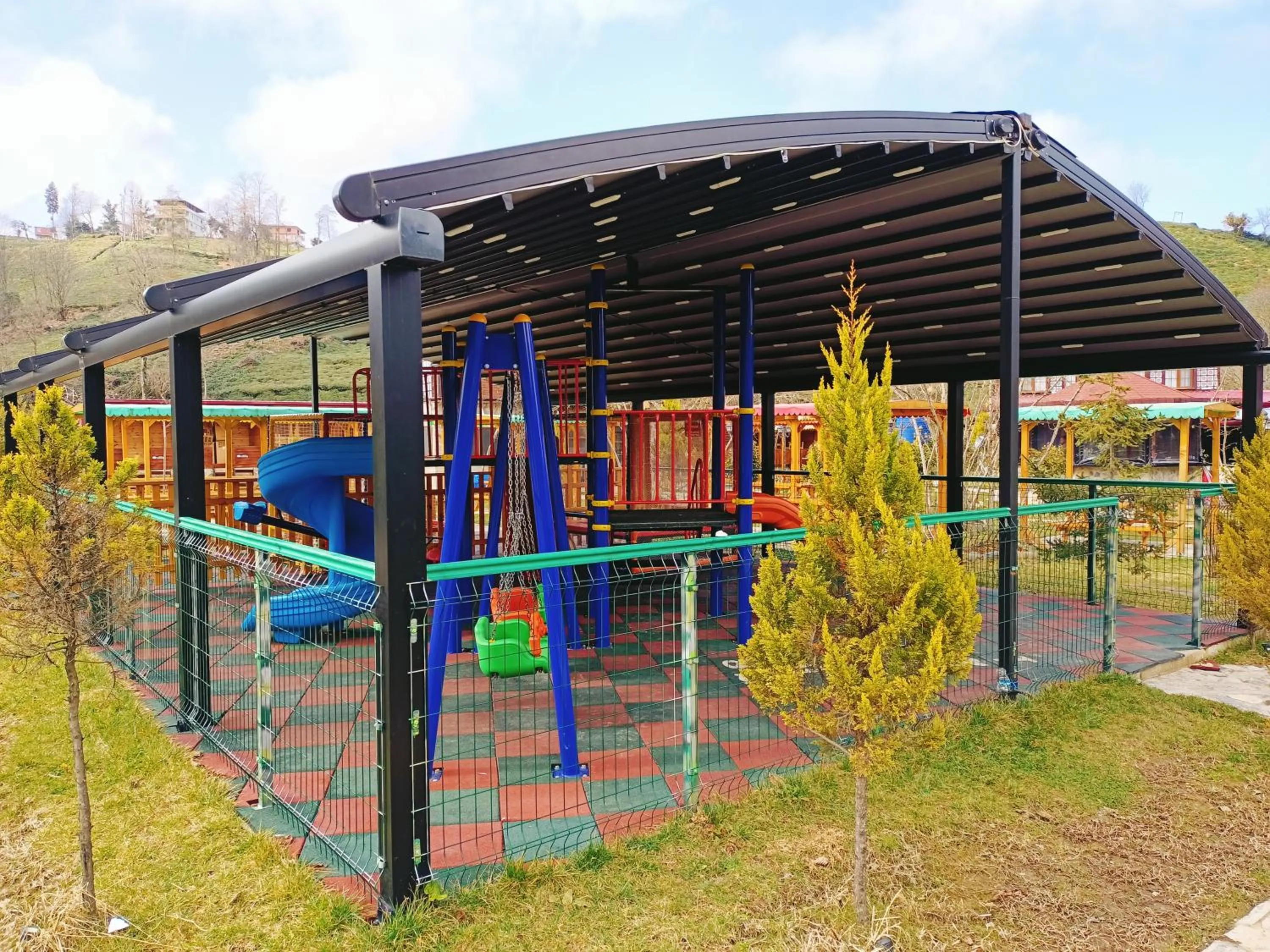 Children play ground in Mcora Tatil Köyü