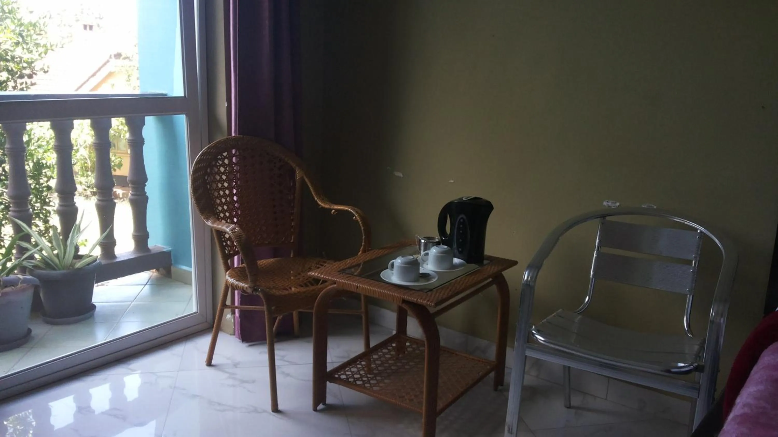 Seating area in Pauline Hotel Lira