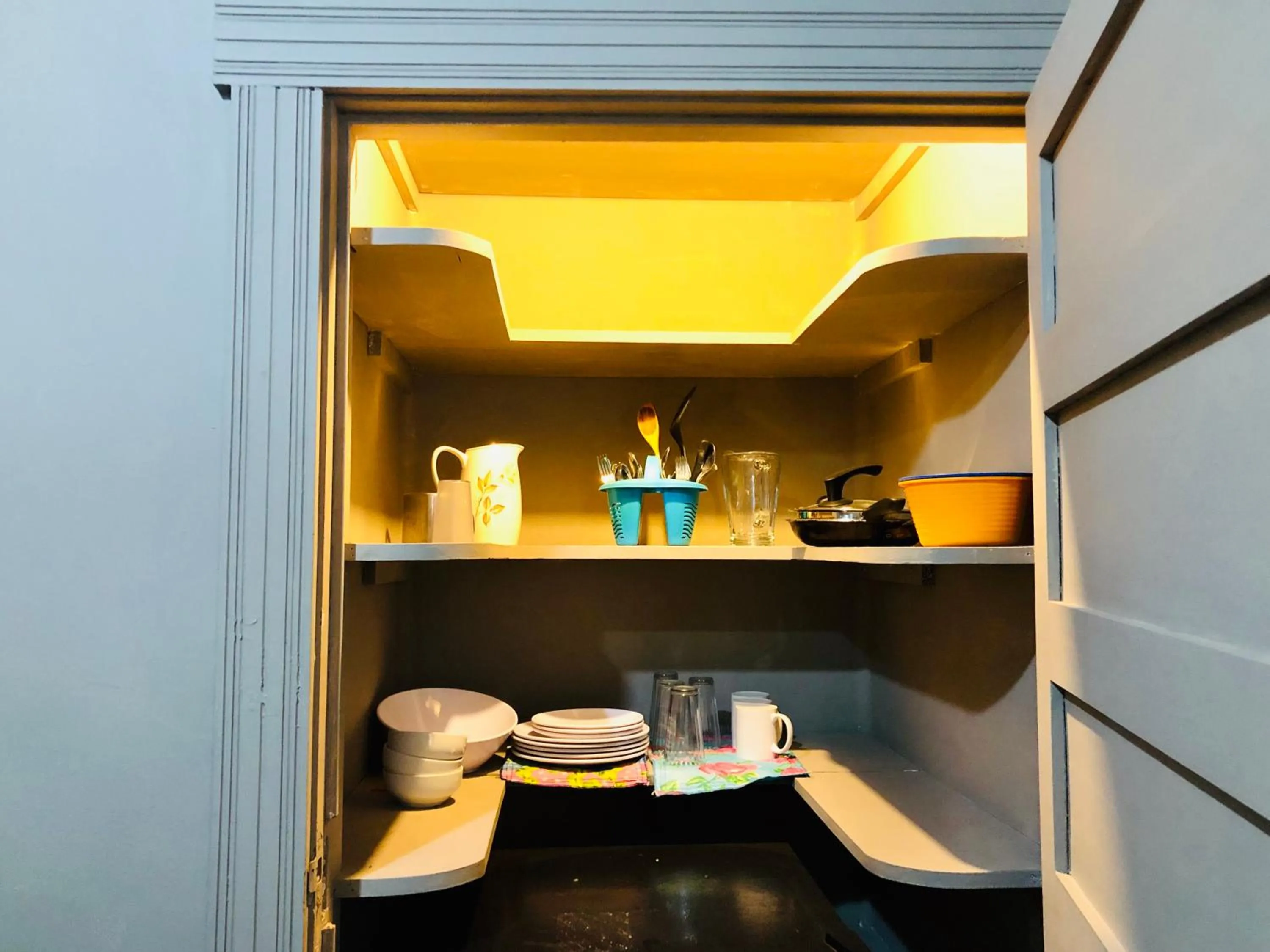 Kitchen or kitchenette in Hostal Kuira Bá by Rotamundos