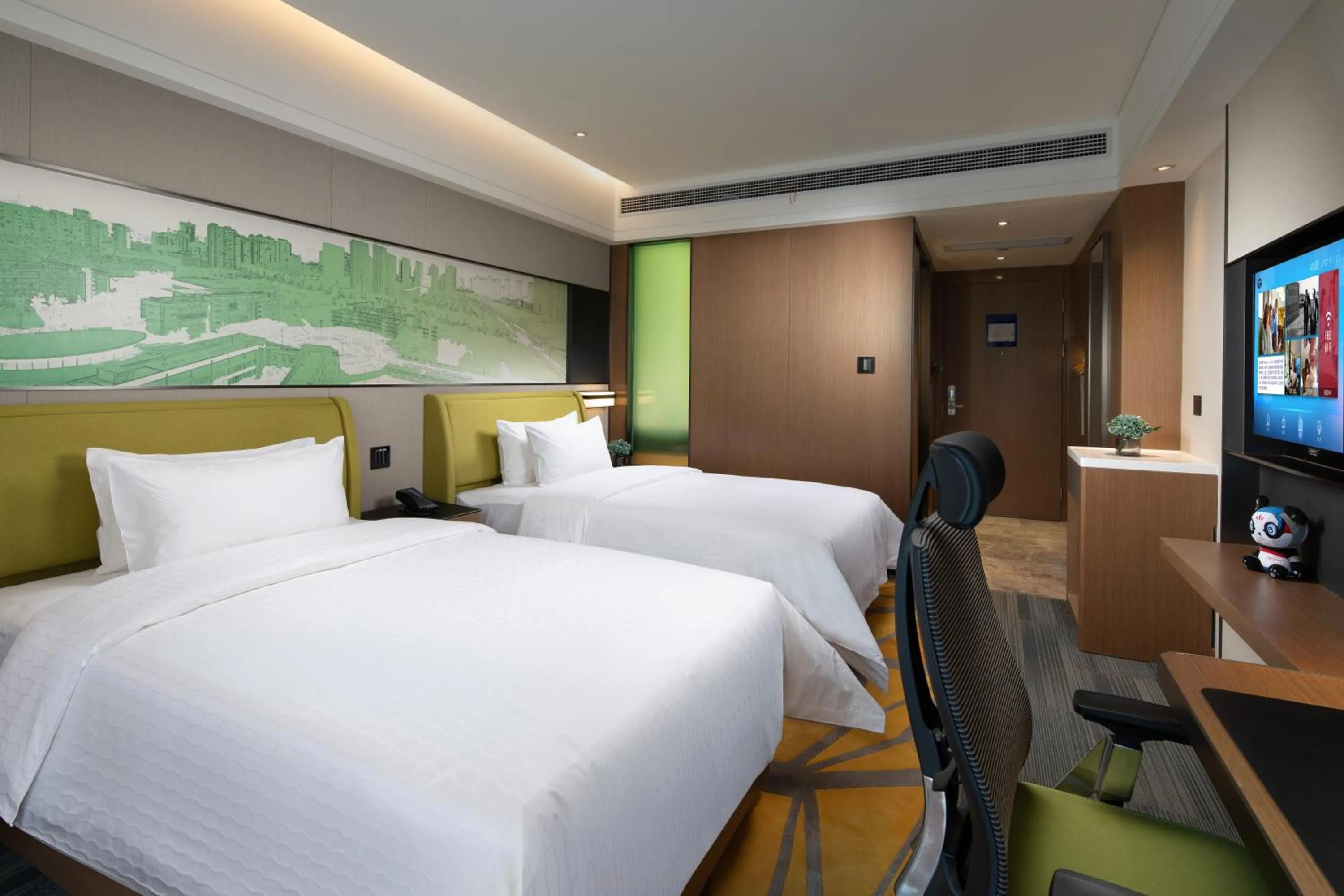Photo of the whole room, Bed in Hampton by Hilton Yixing Renmin Middle Road Branch