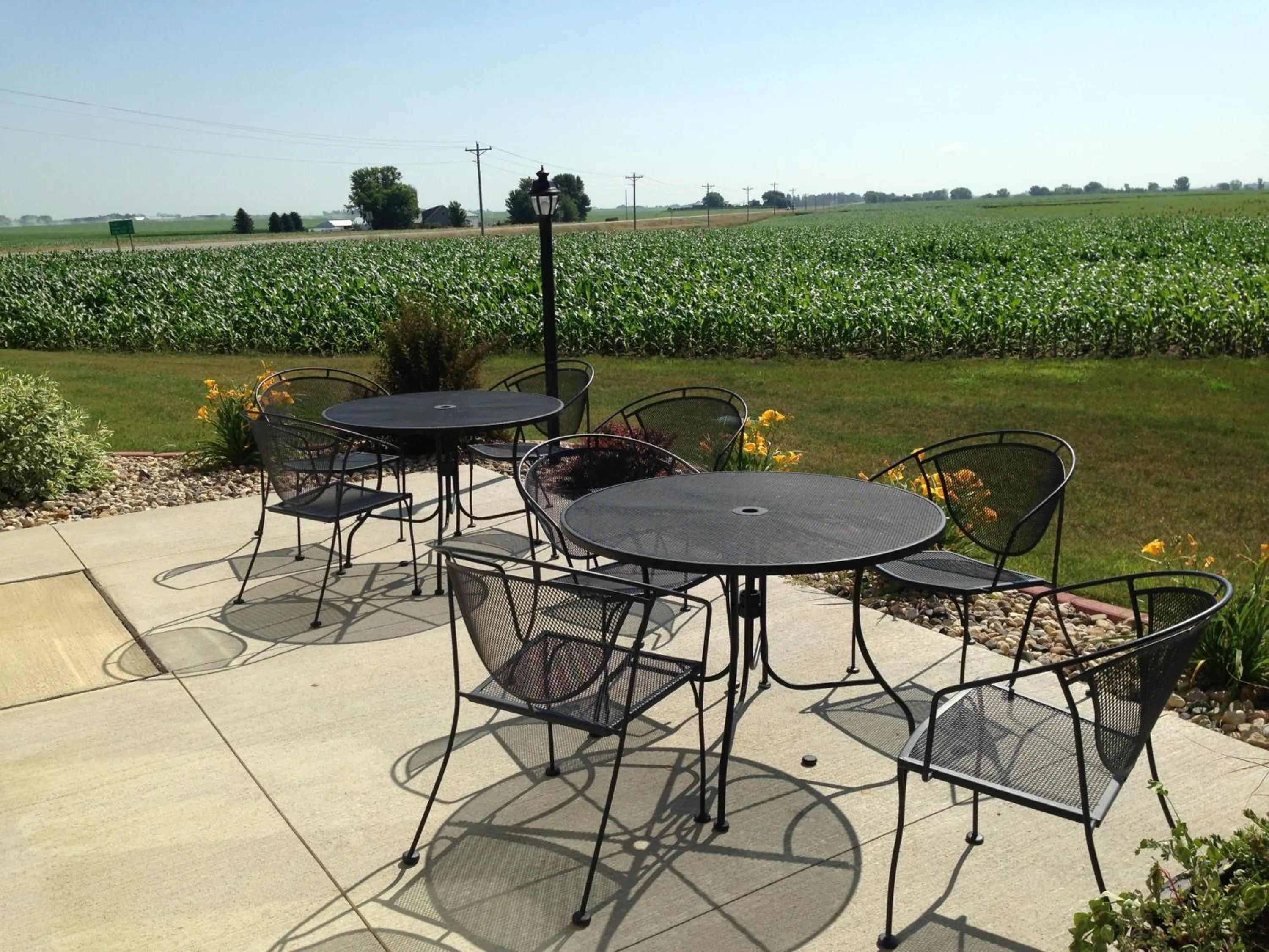 Patio in AmericInn by Wyndham Osage