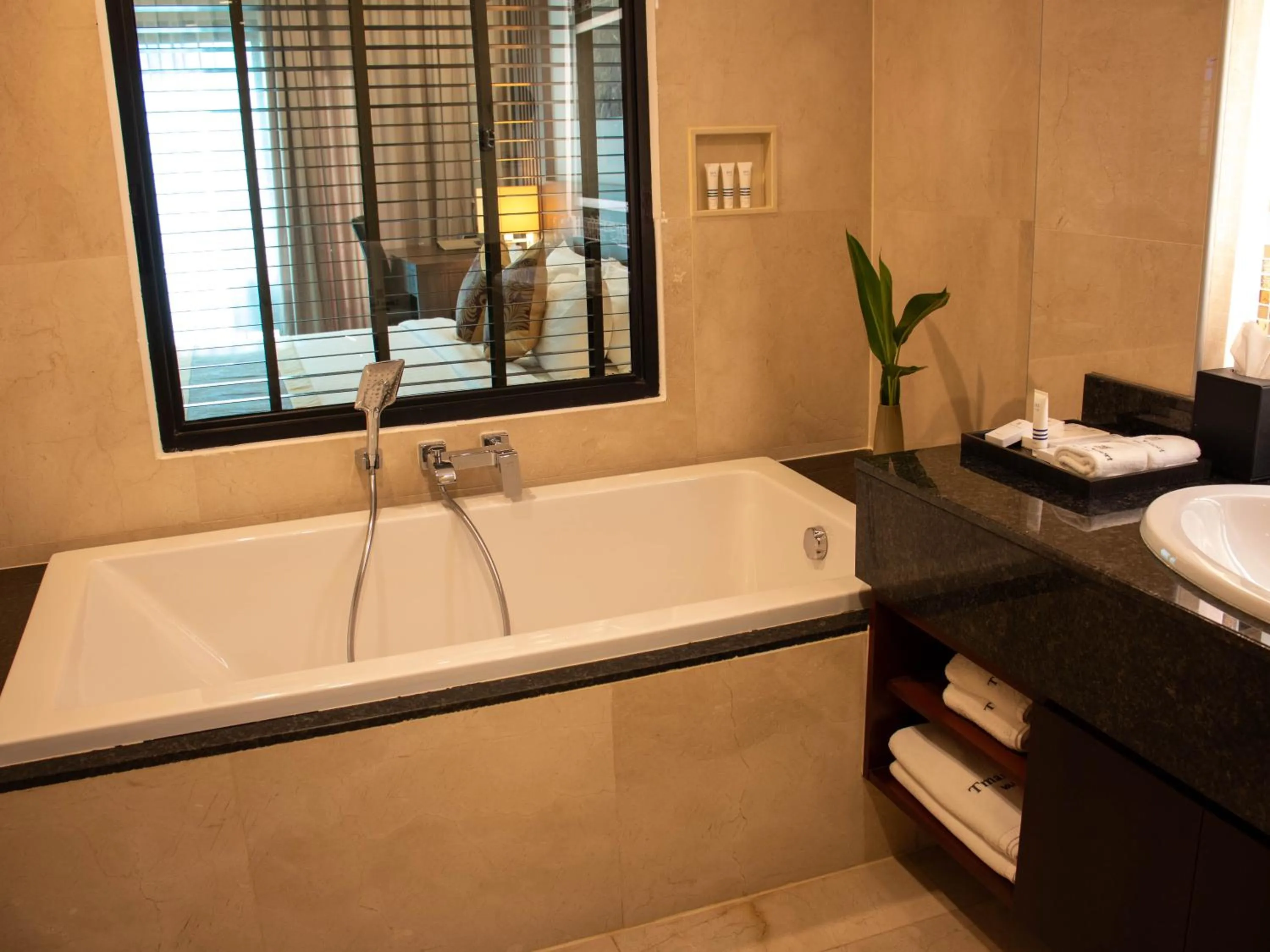 Bathroom in Tmark Resort Vangvieng