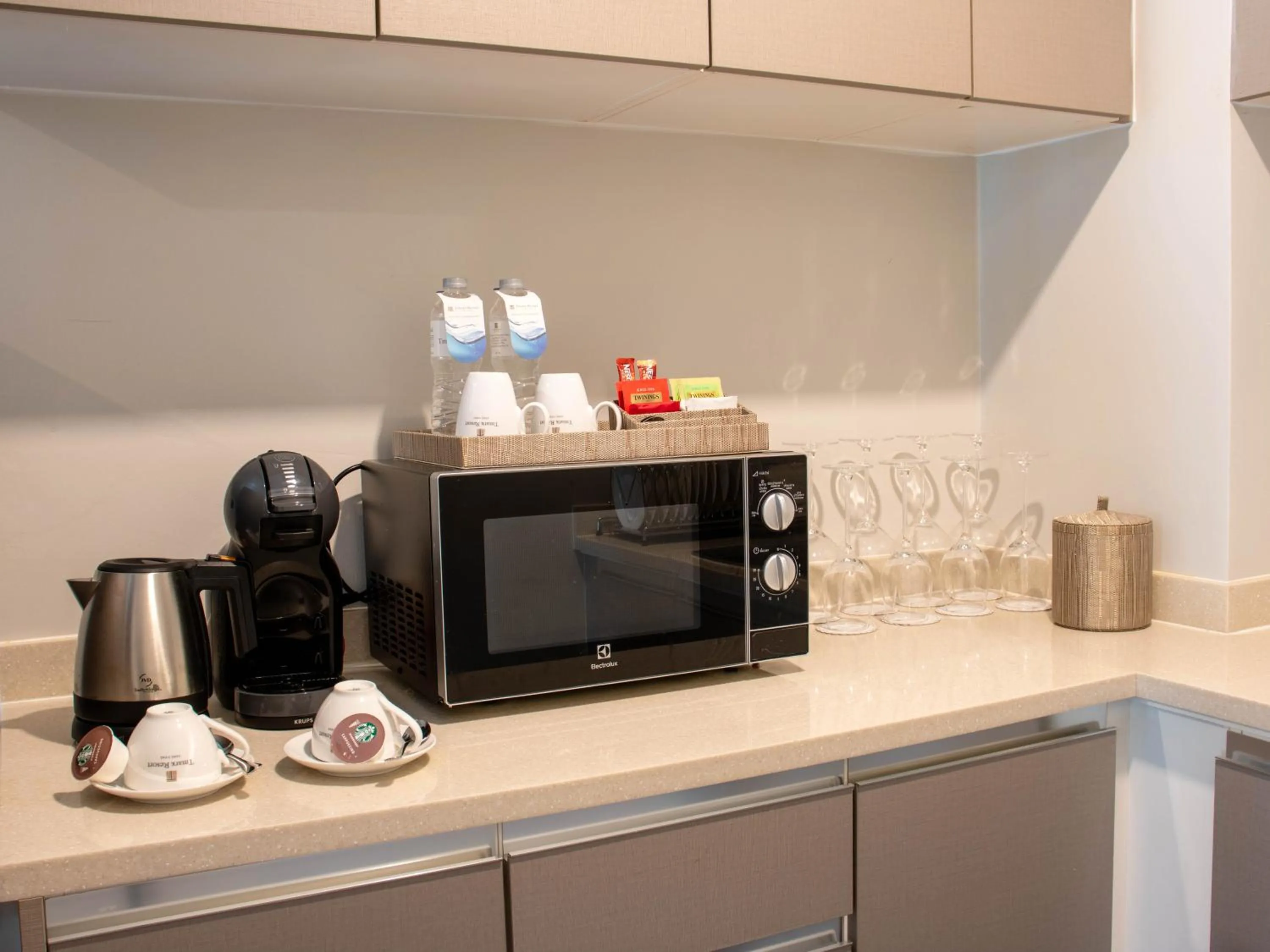 Kitchen or kitchenette in Tmark Resort Vangvieng