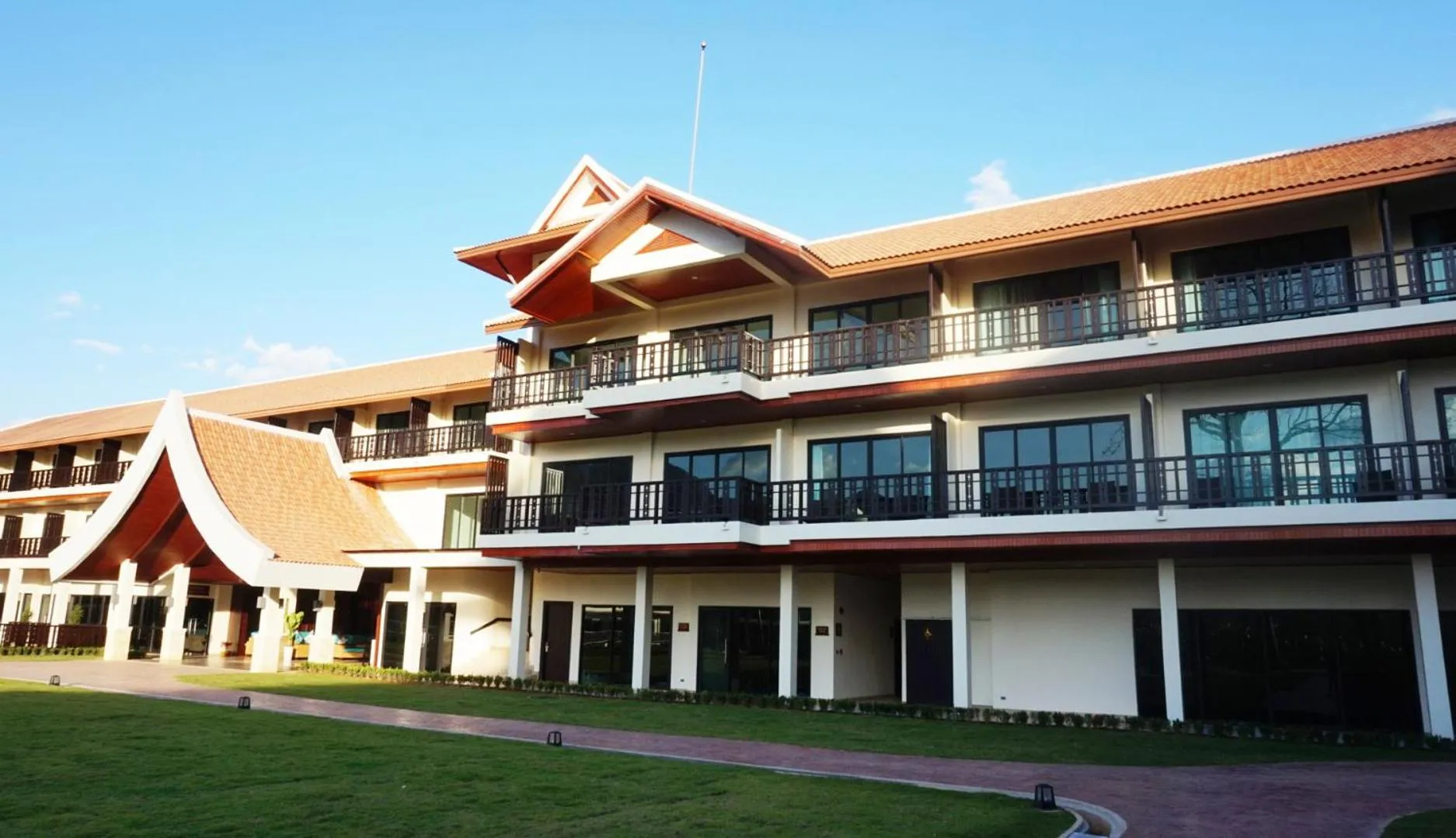 Property building in Tmark Resort Vangvieng