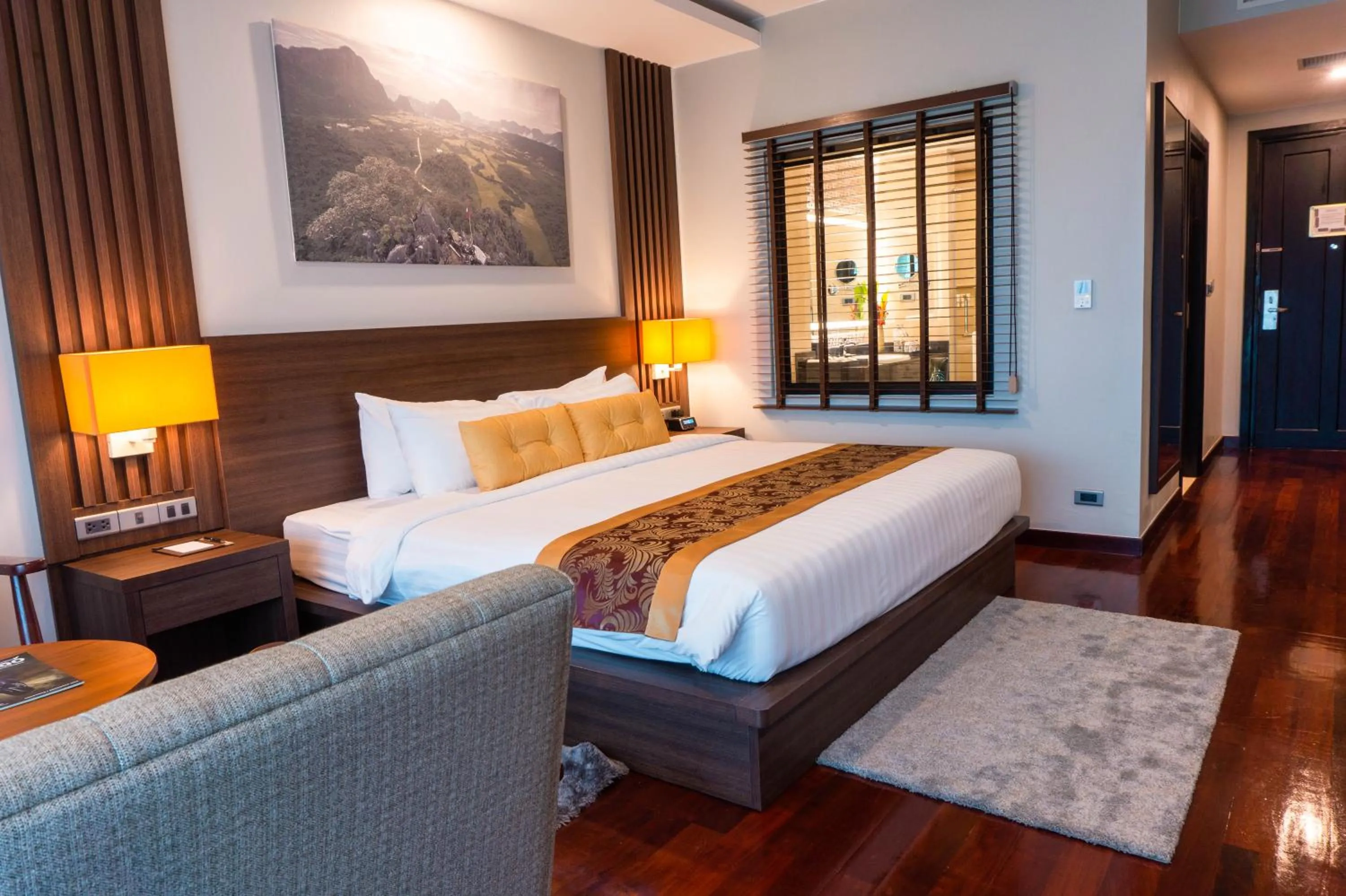Photo of the whole room, Bed in Tmark Resort Vangvieng
