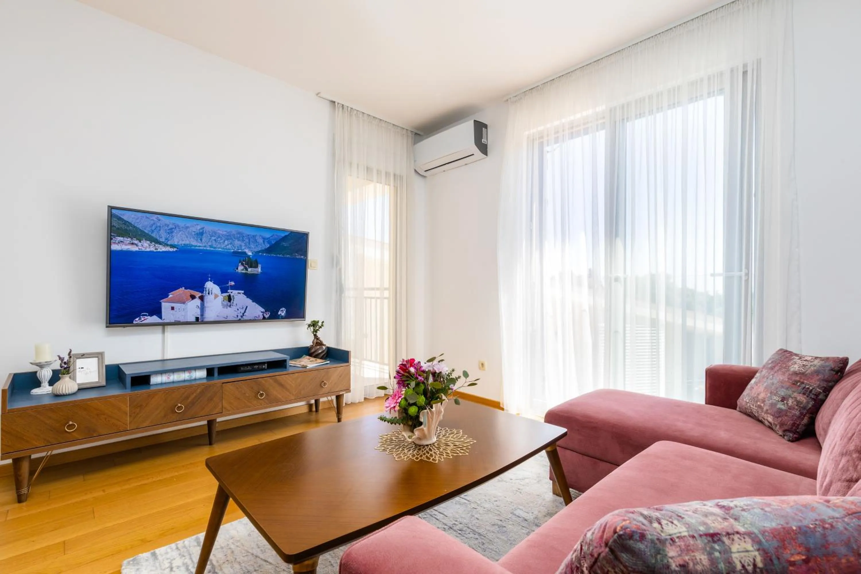 TV and multimedia in Apart hotel M S KATUNJANIN