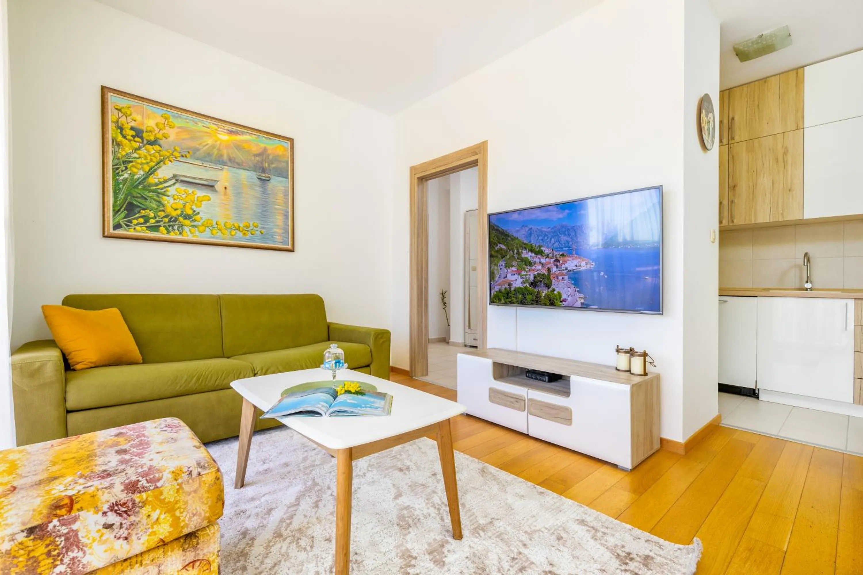 TV and multimedia in Apart hotel M S KATUNJANIN