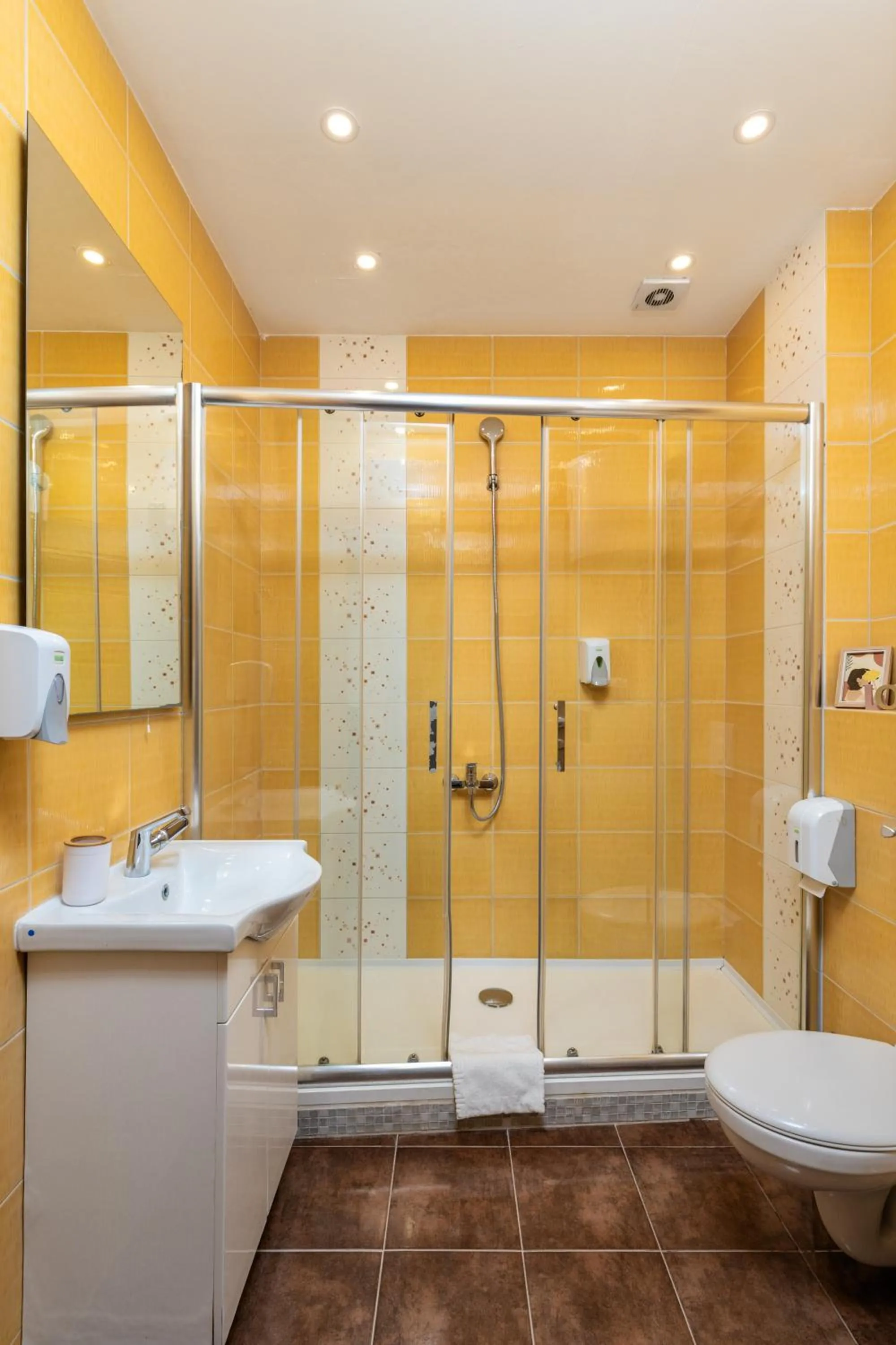Bathroom in Apart hotel M S KATUNJANIN