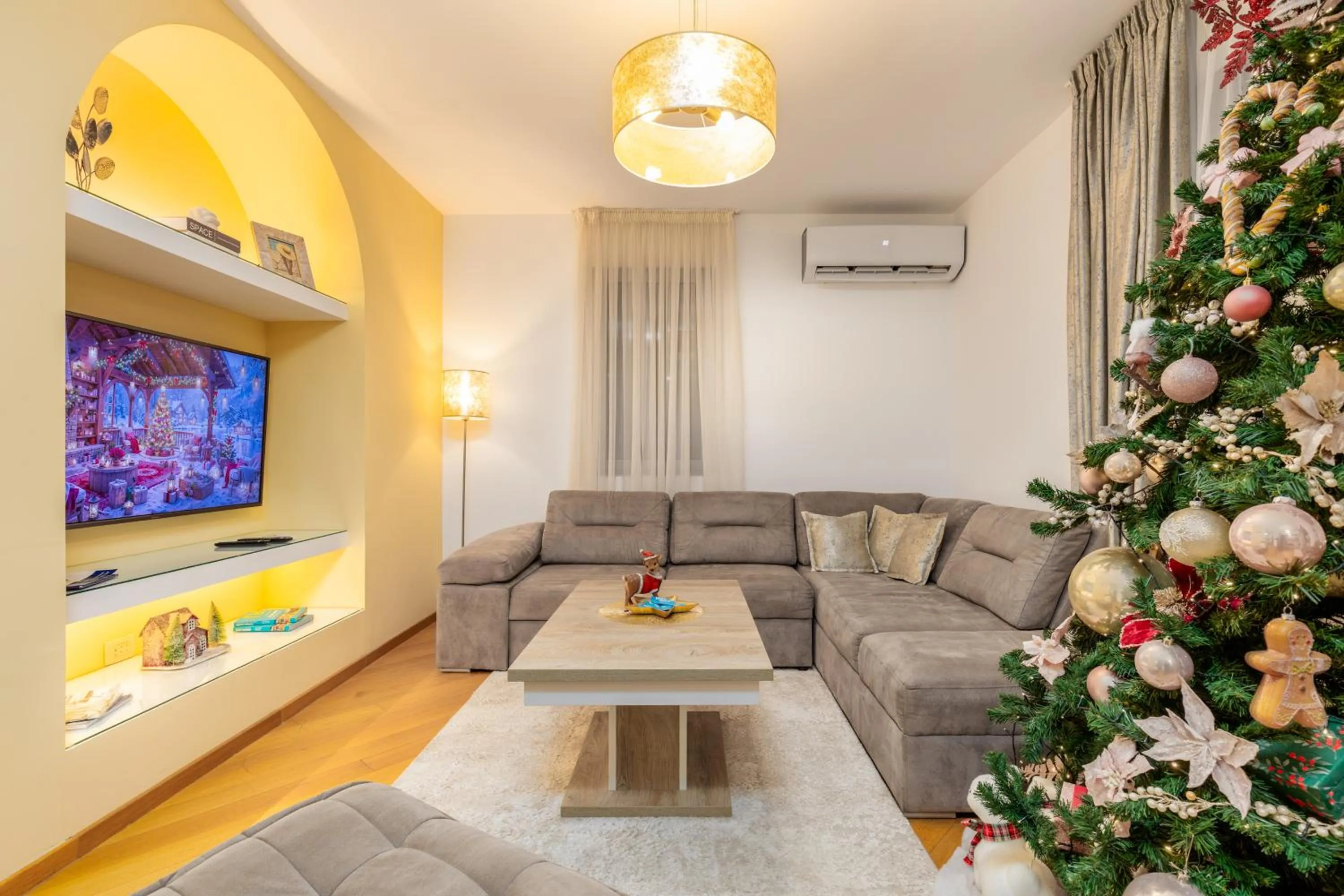 TV and multimedia in Apart hotel M S KATUNJANIN