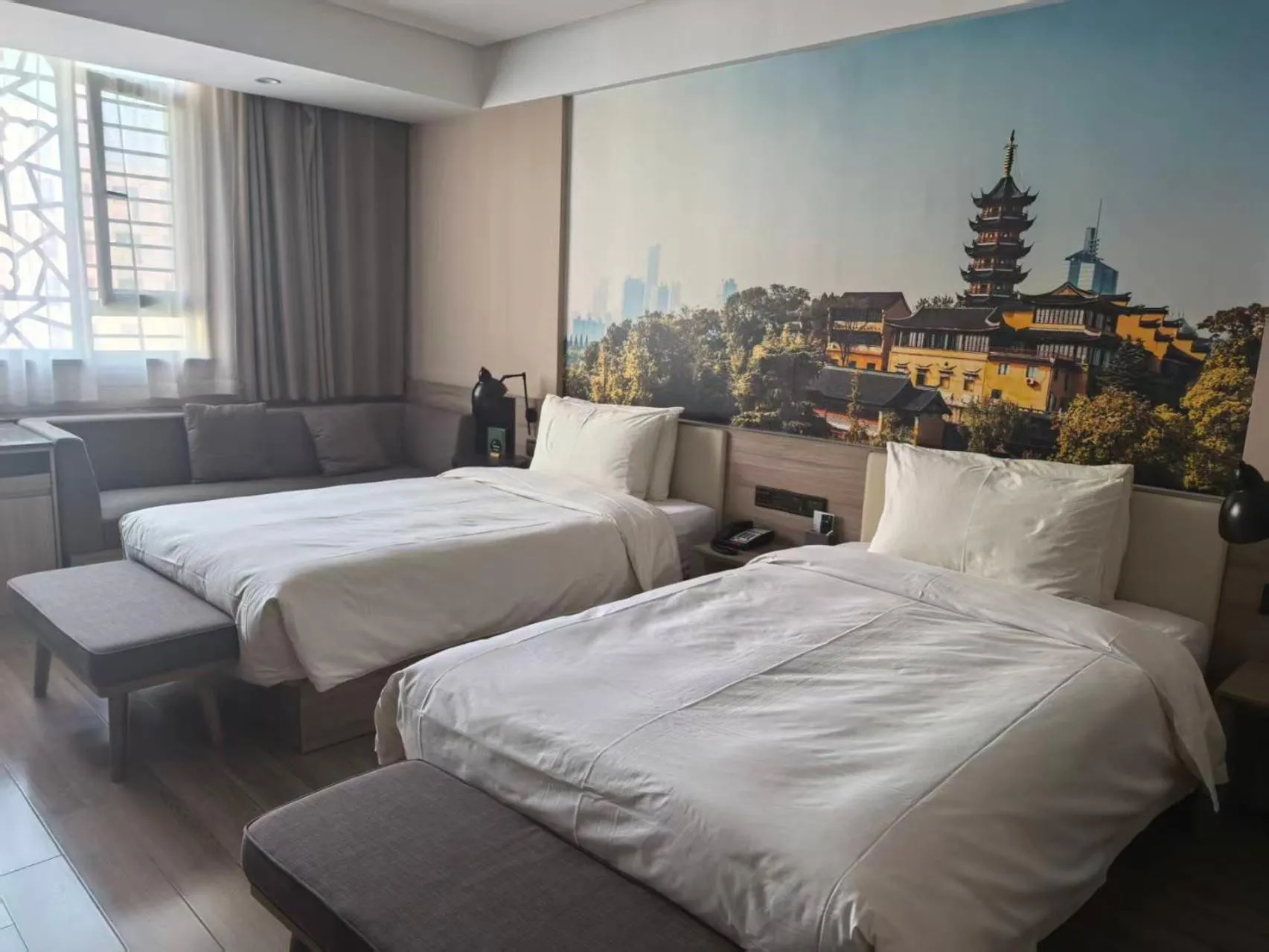 Bed in Atour Hotel Confucius Temple Nanjing