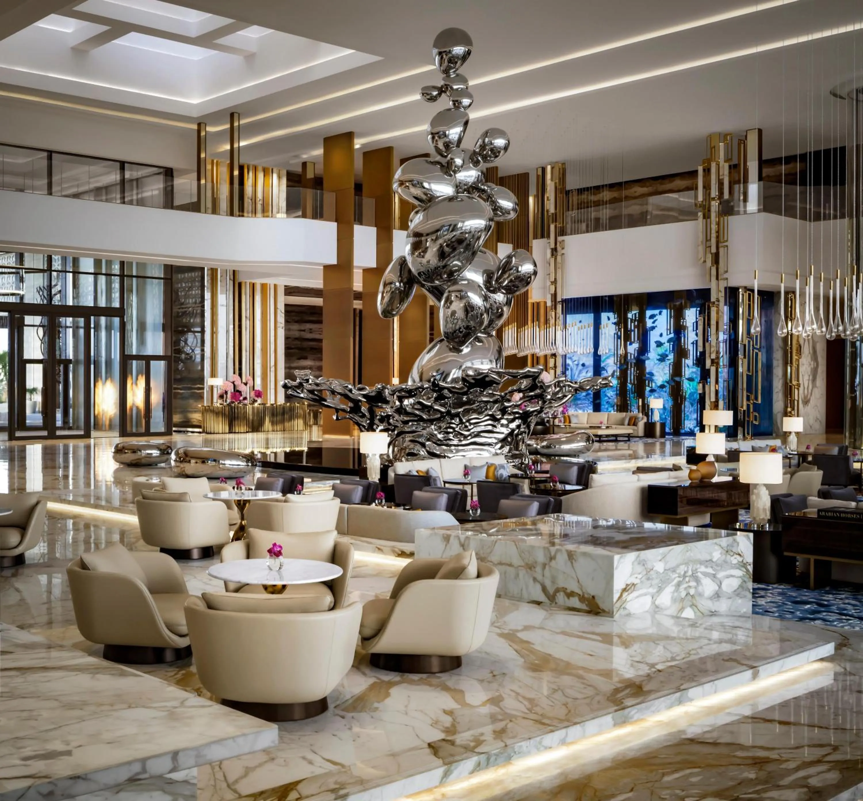 Lobby or reception in Atlantis The Royal