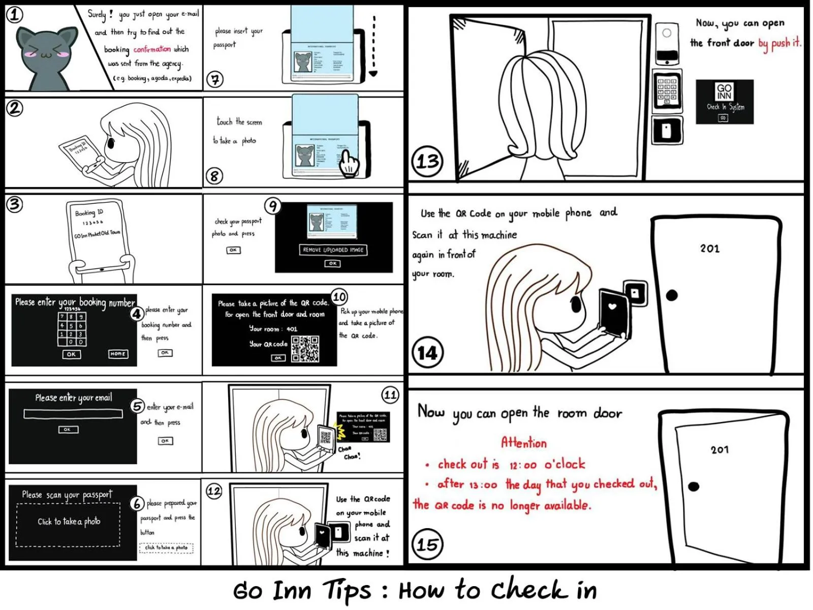 Floor plan in XX GO INN Phuket old Town