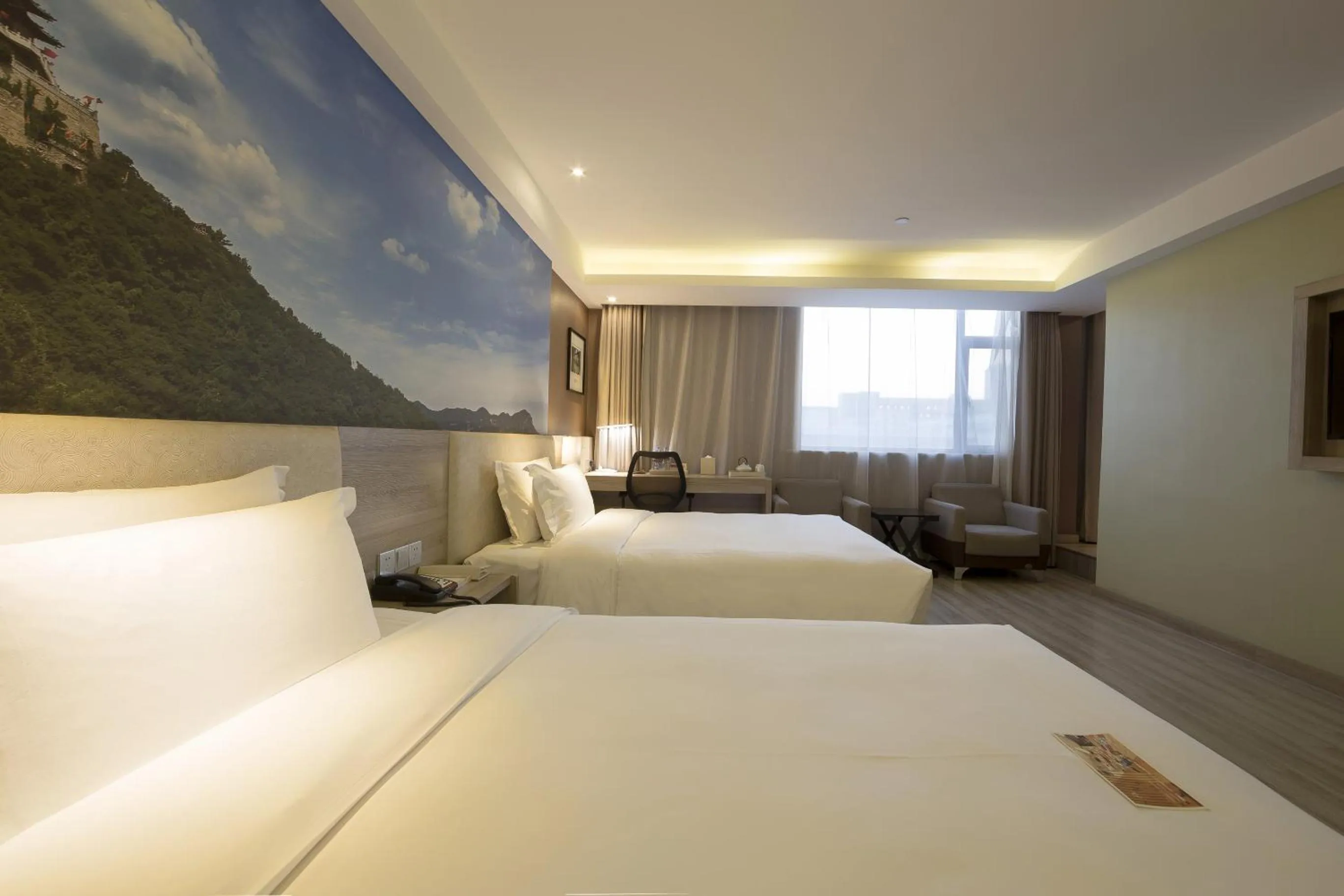 Bed in Atour Hotel (Taiyuan Zonggai Shifanqu)