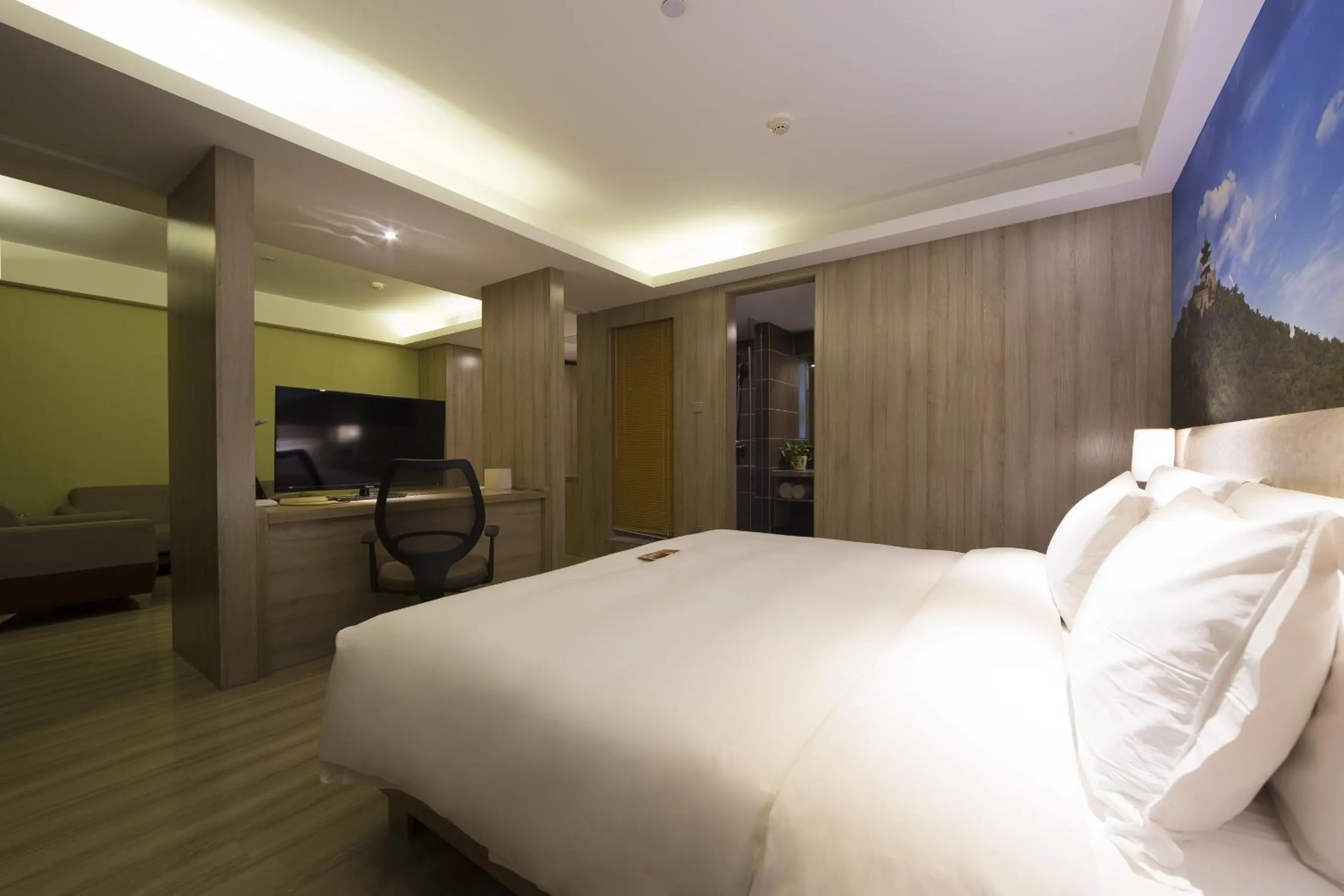 Bed in Atour Hotel (Taiyuan Zonggai Shifanqu)