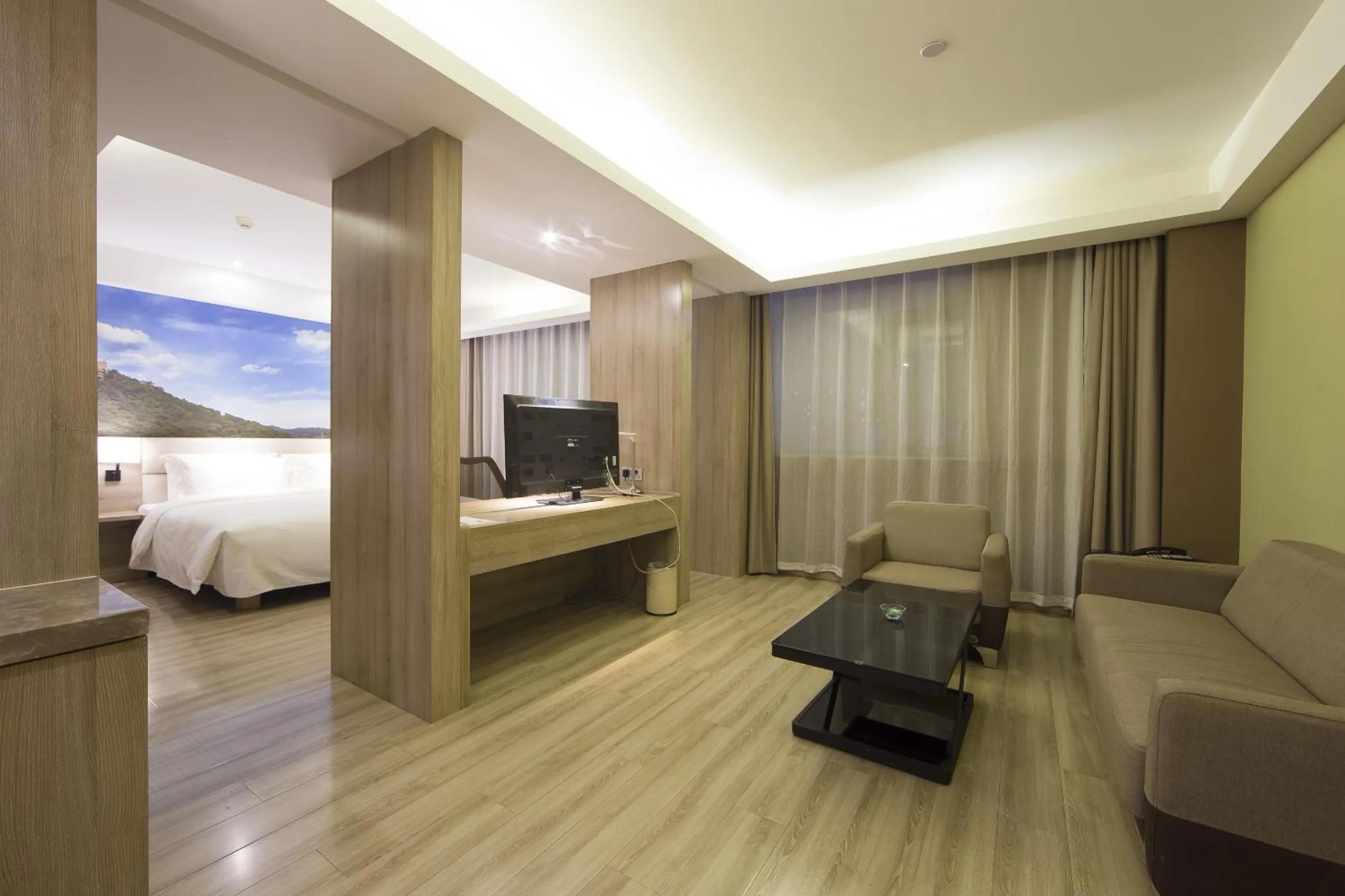 Bed in Atour Hotel (Taiyuan Zonggai Shifanqu)