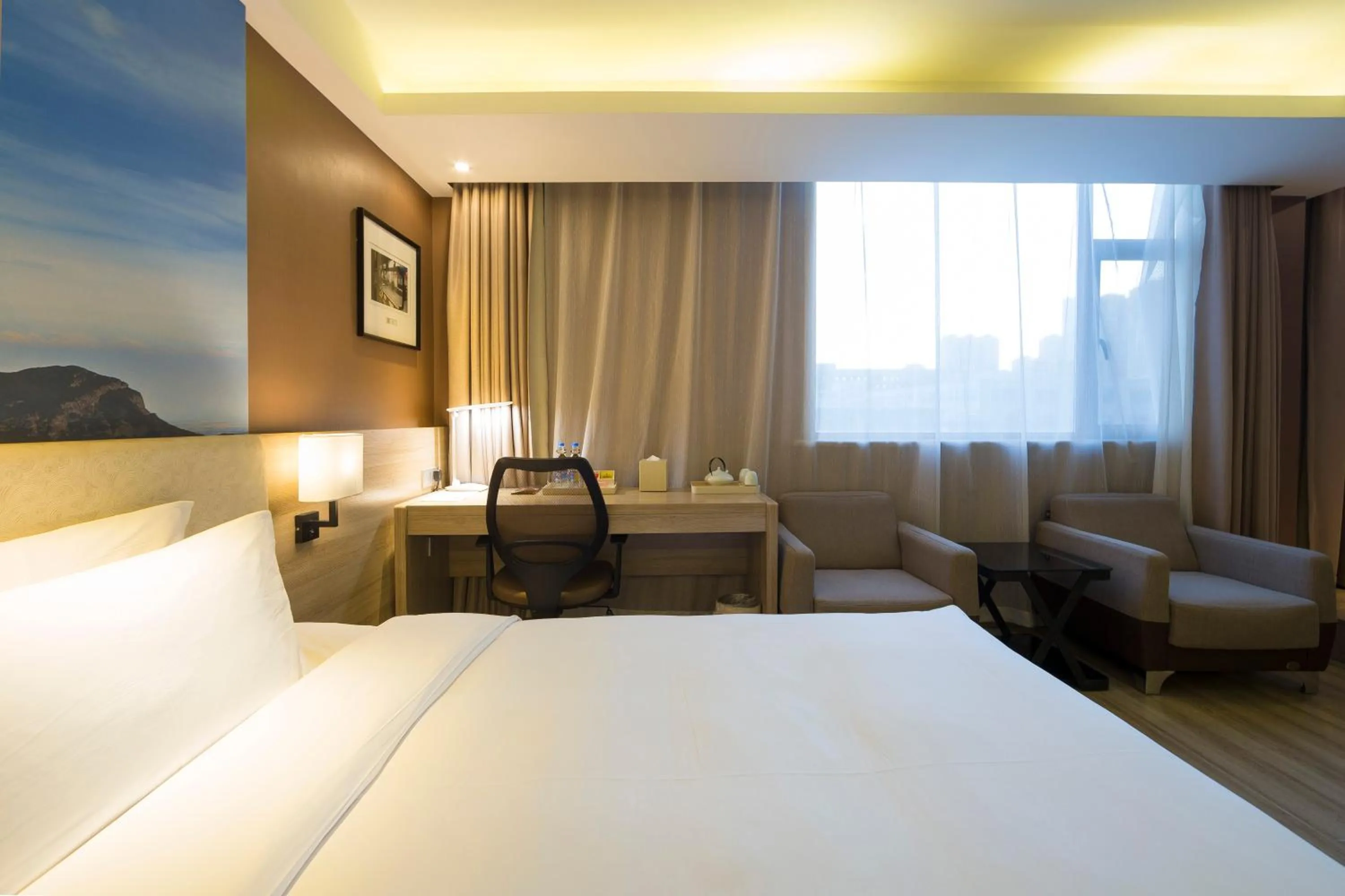 Bed in Atour Hotel (Taiyuan Zonggai Shifanqu)