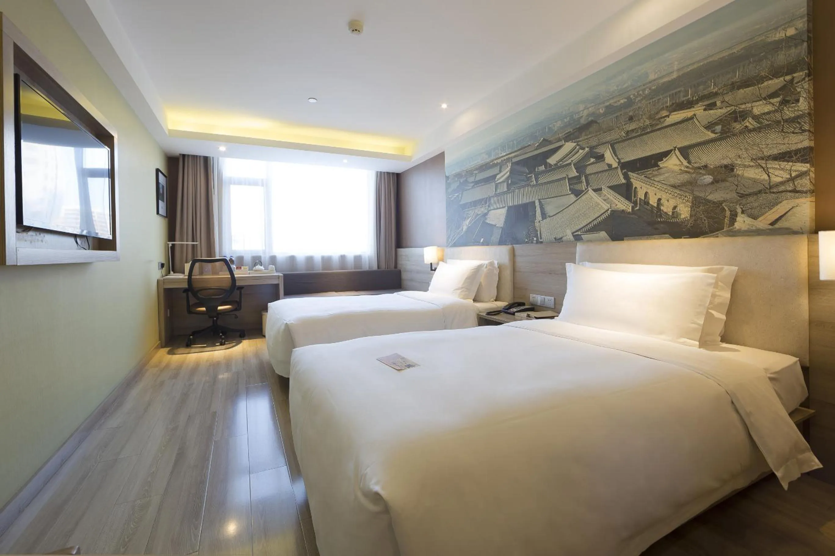 Bed in Atour Hotel (Taiyuan Zonggai Shifanqu)