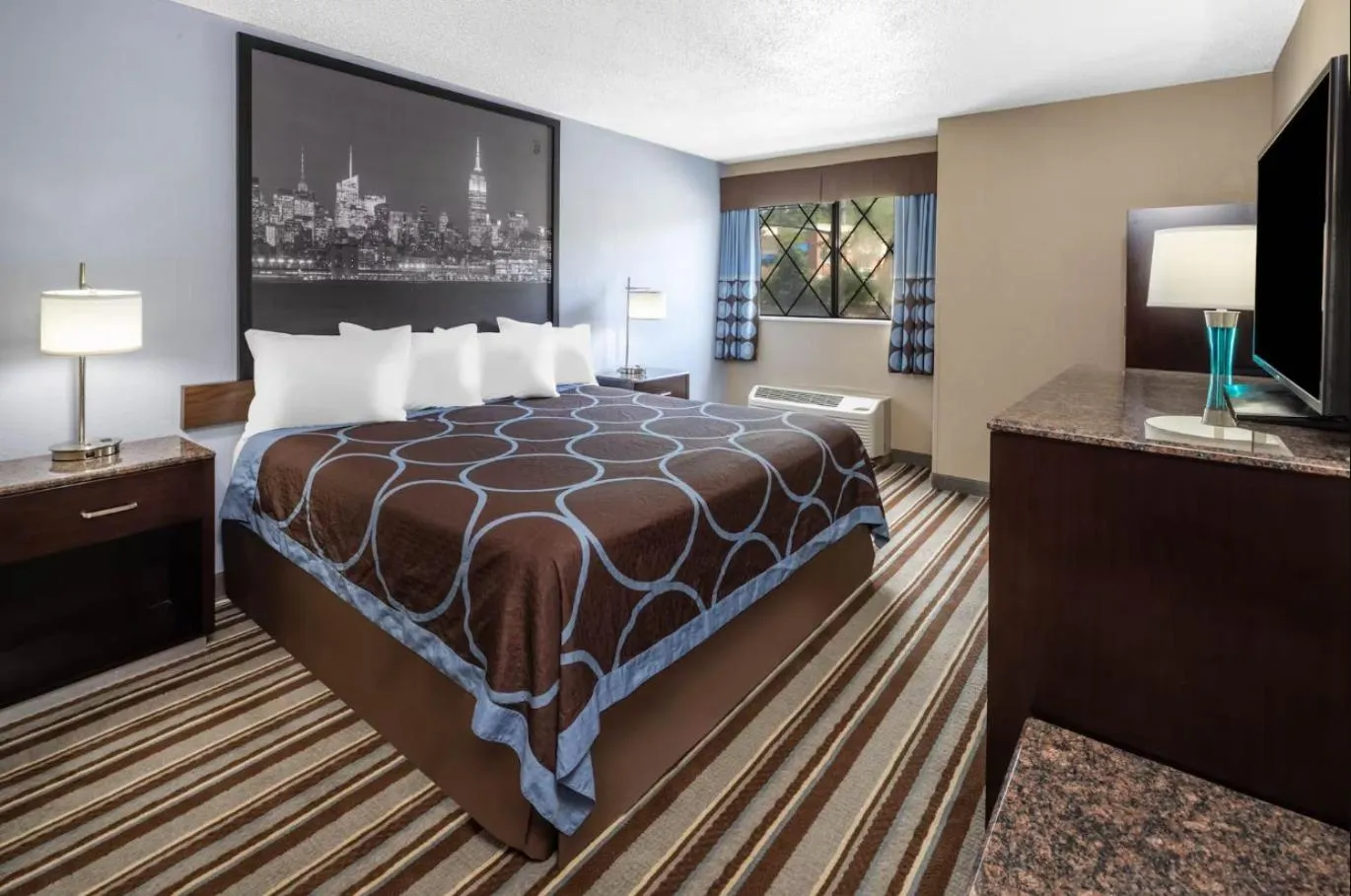 Bed in Super 8 by Wyndham Nyack NY