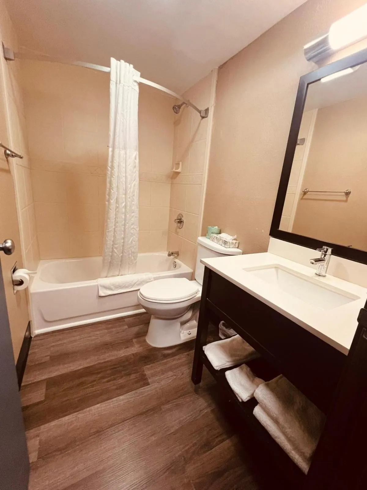 Bathroom in Super 8 by Wyndham Nyack NY