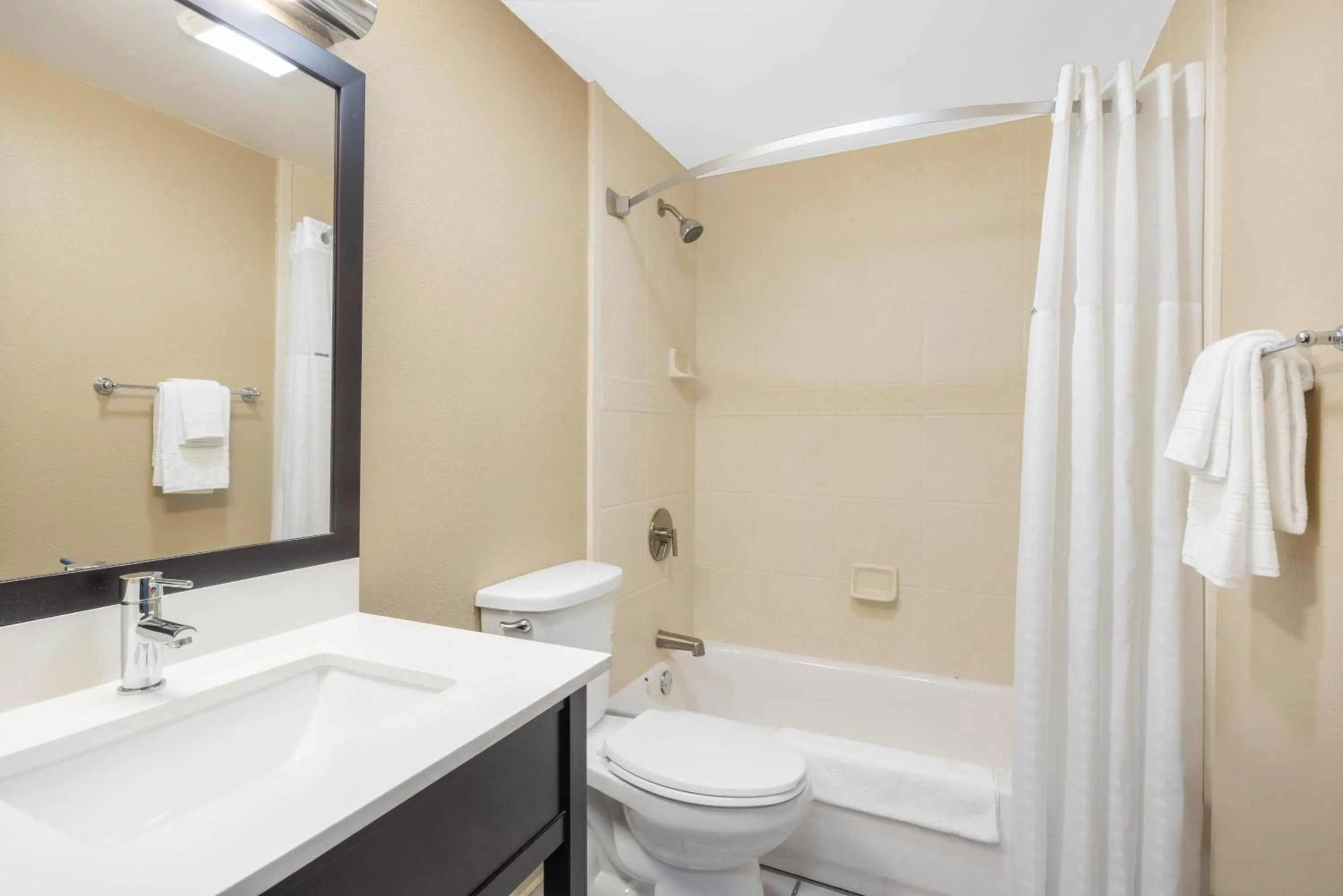 Bathroom in Super 8 by Wyndham Nyack NY