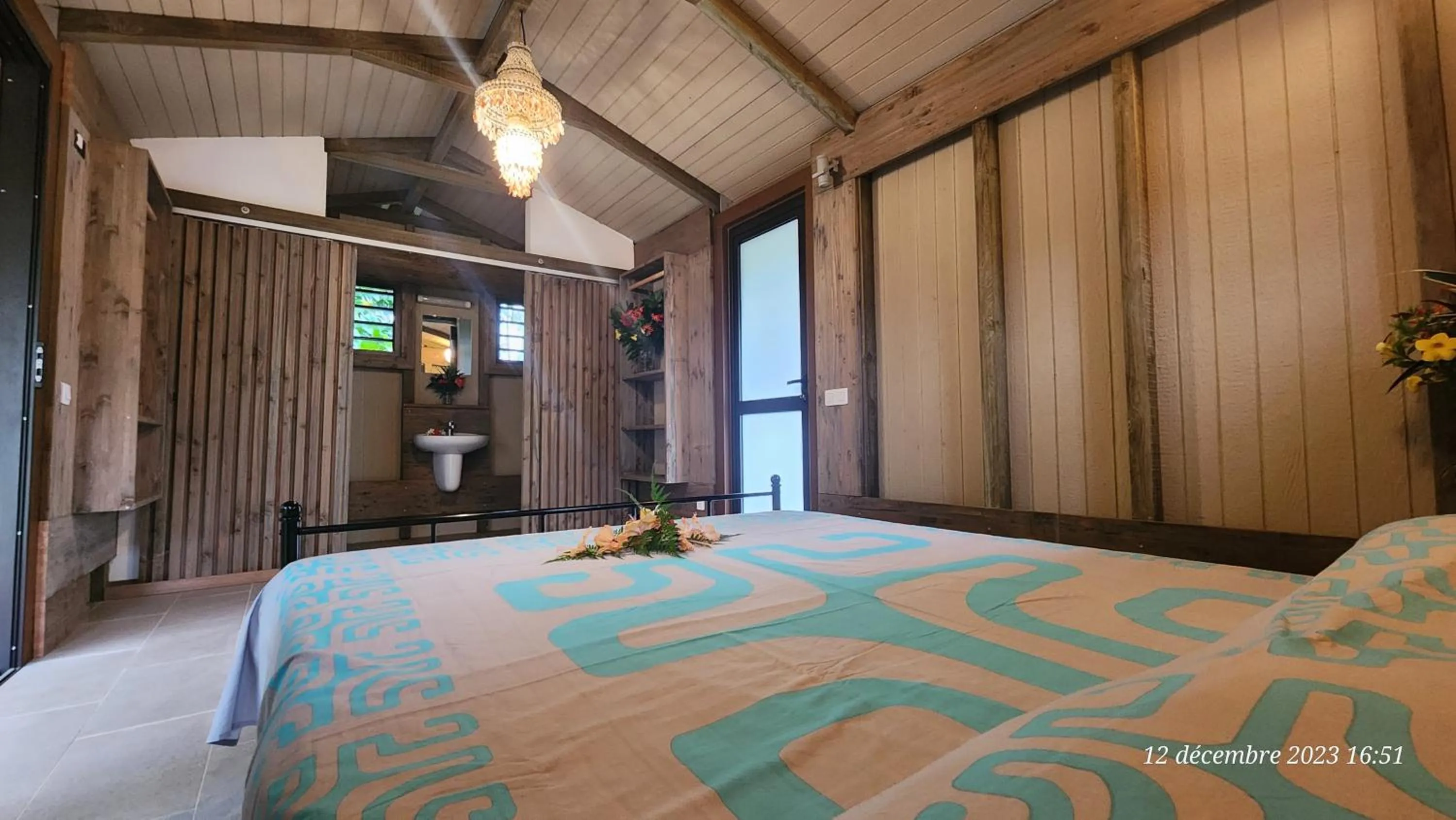 Bed in Residence Vainau Moorea