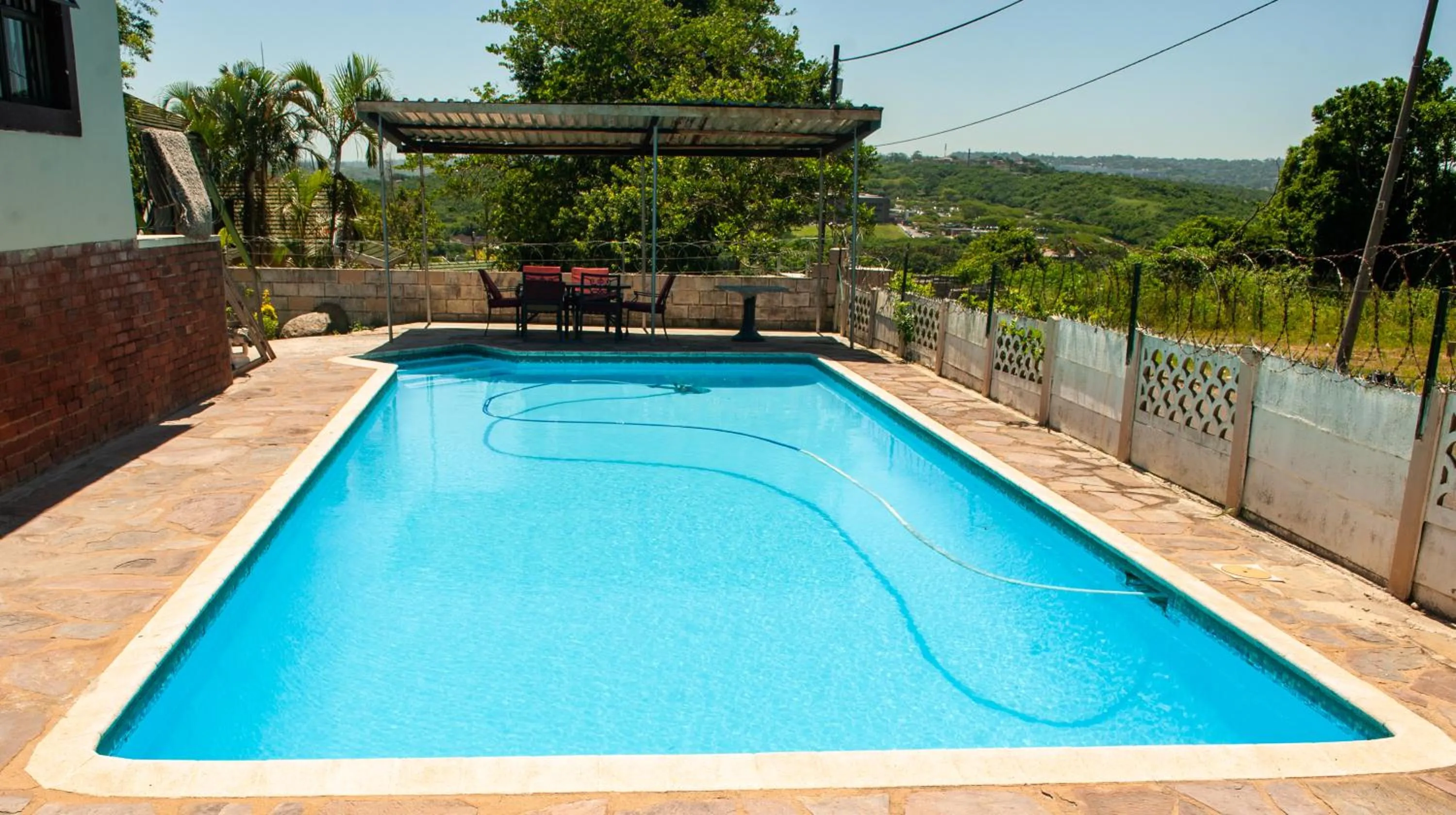 Pool view in Nkosazana Guest House