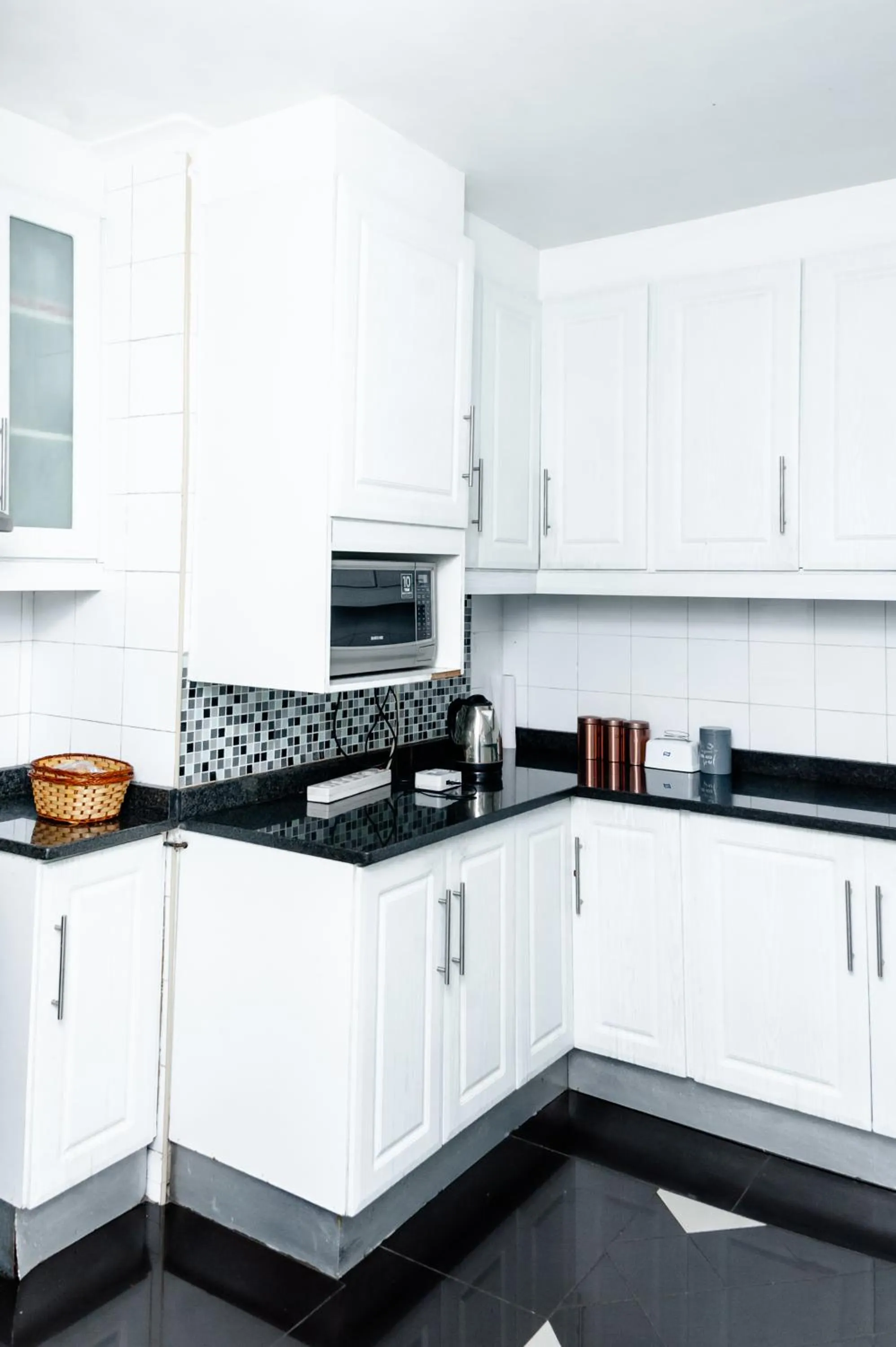 Kitchen or kitchenette in Nkosazana Guest House