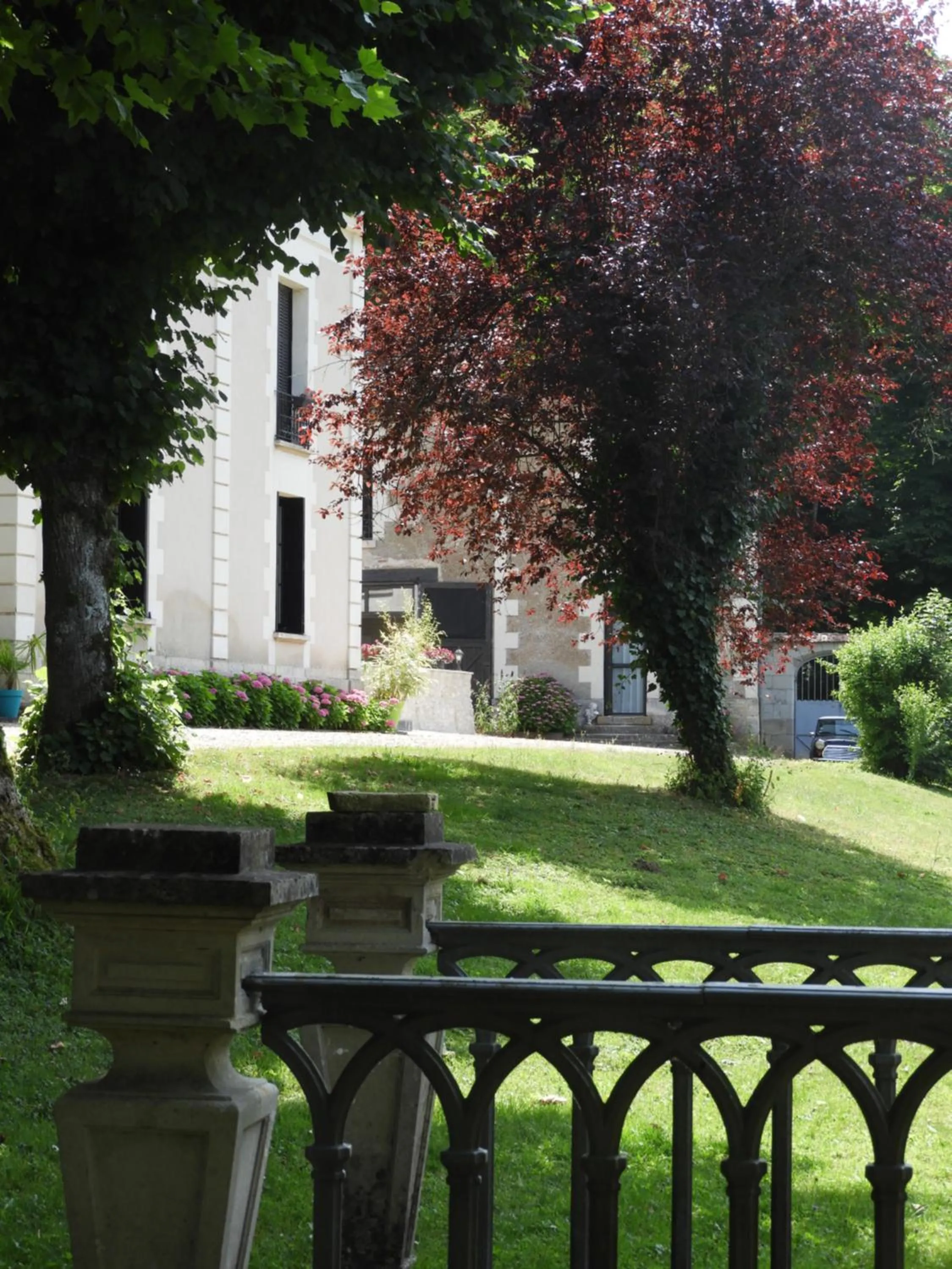 Garden in Le Chateau de la Barre