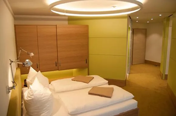 Photo of the whole room, Bed in TraumHaus im Elsterpark