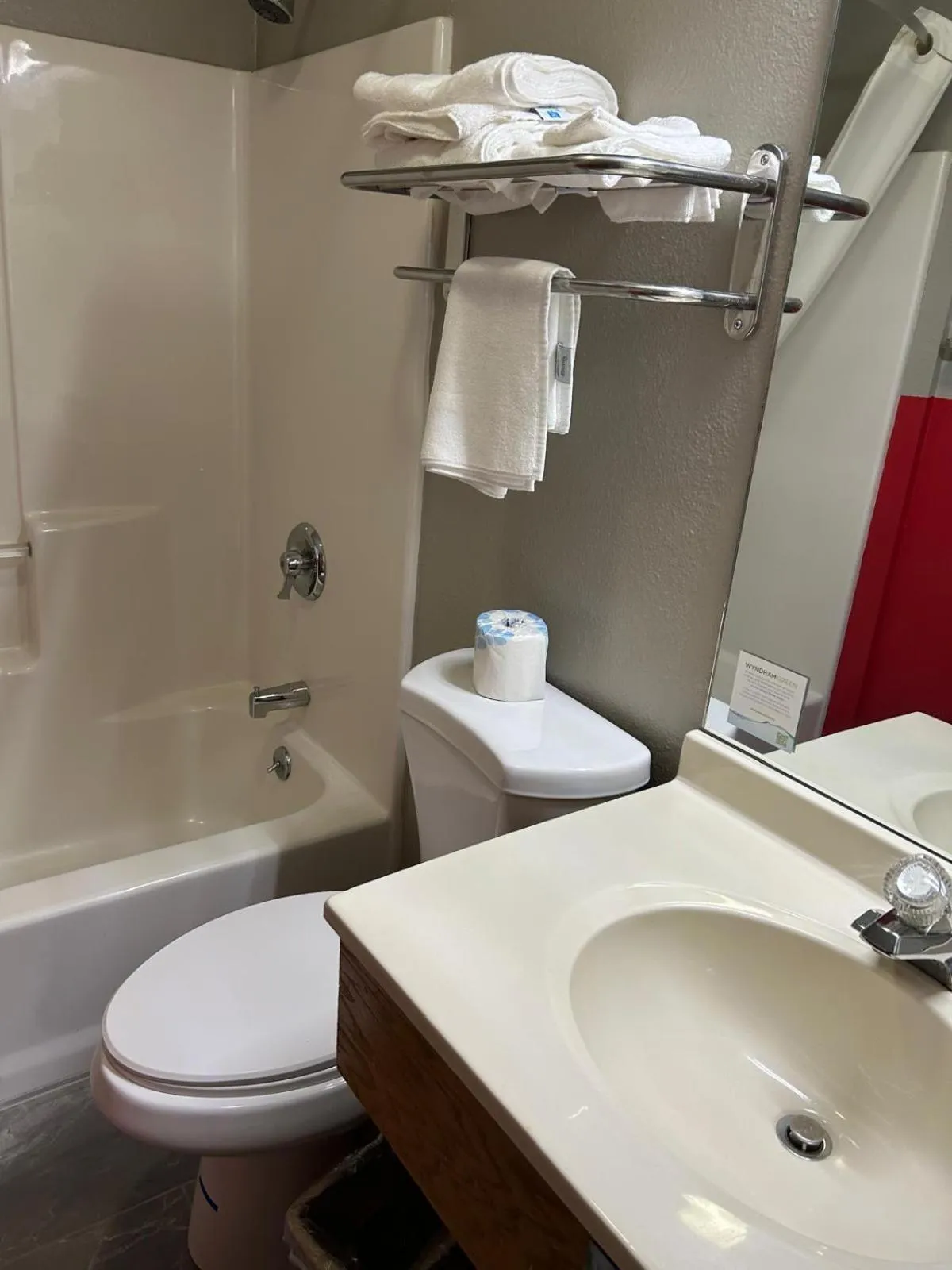 Bathroom in Super 8 by Wyndham Blair