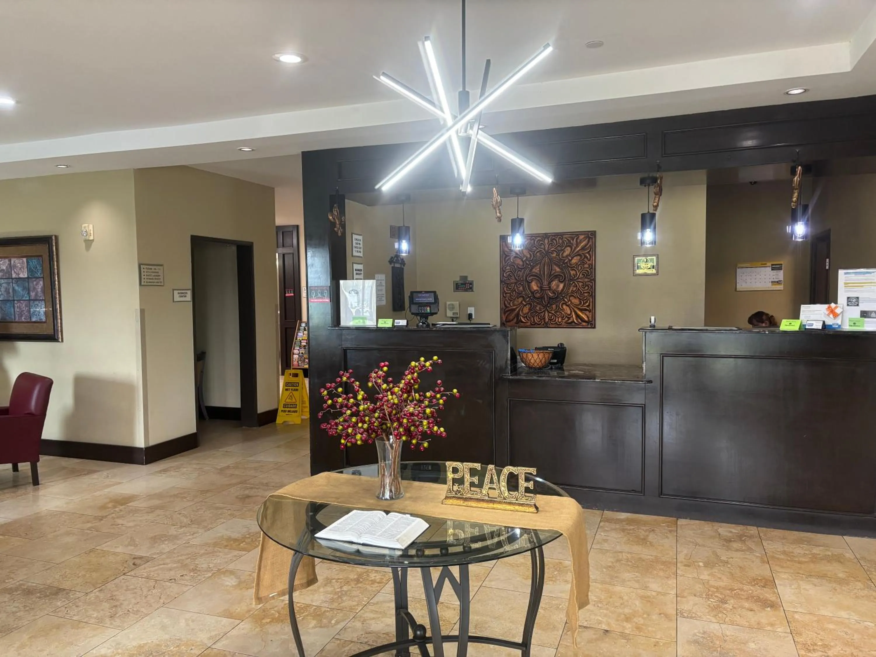 Lobby or reception in Rodeway Inn & Suites Winnfield