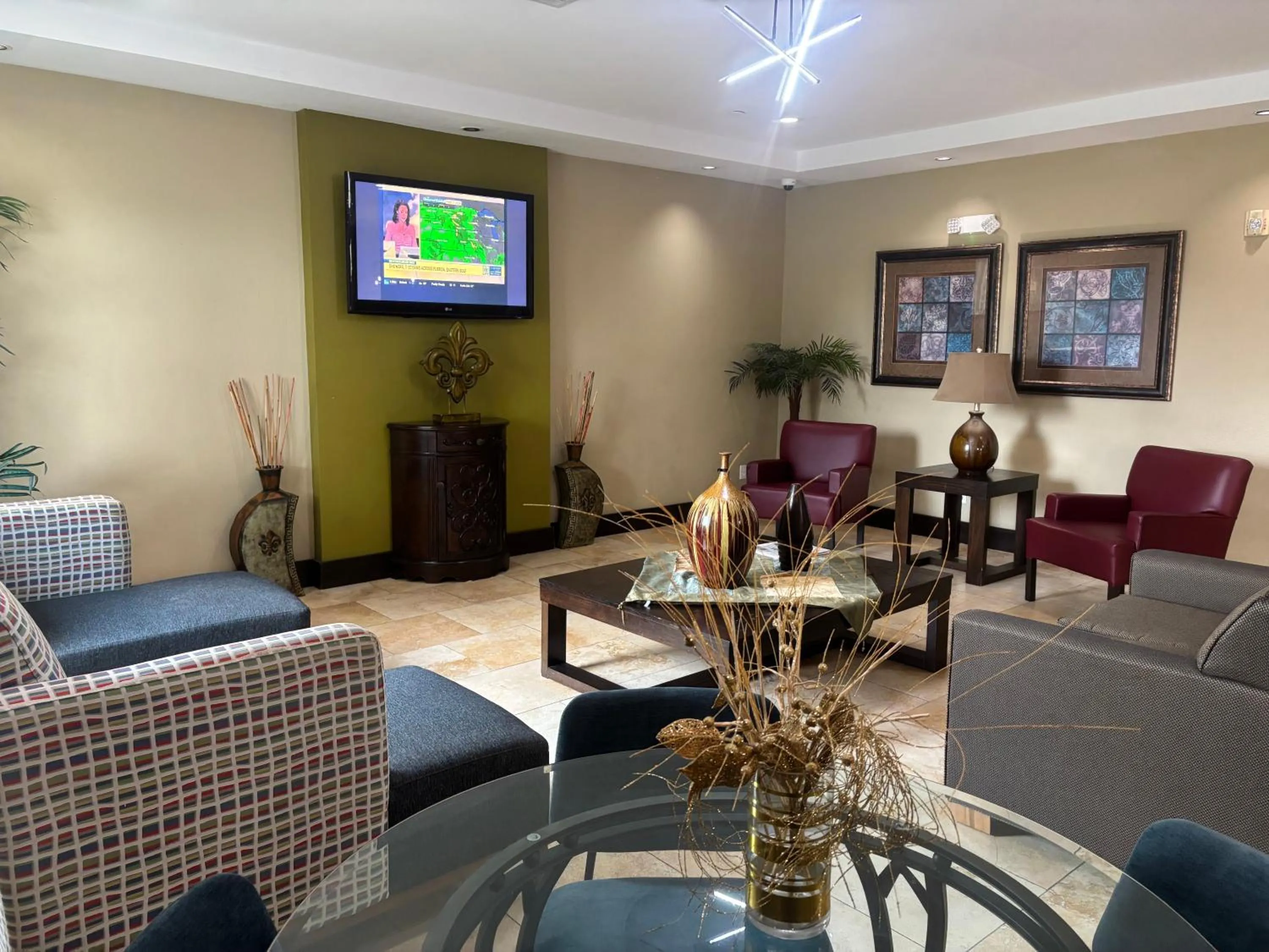 Seating area in Rodeway Inn & Suites Winnfield