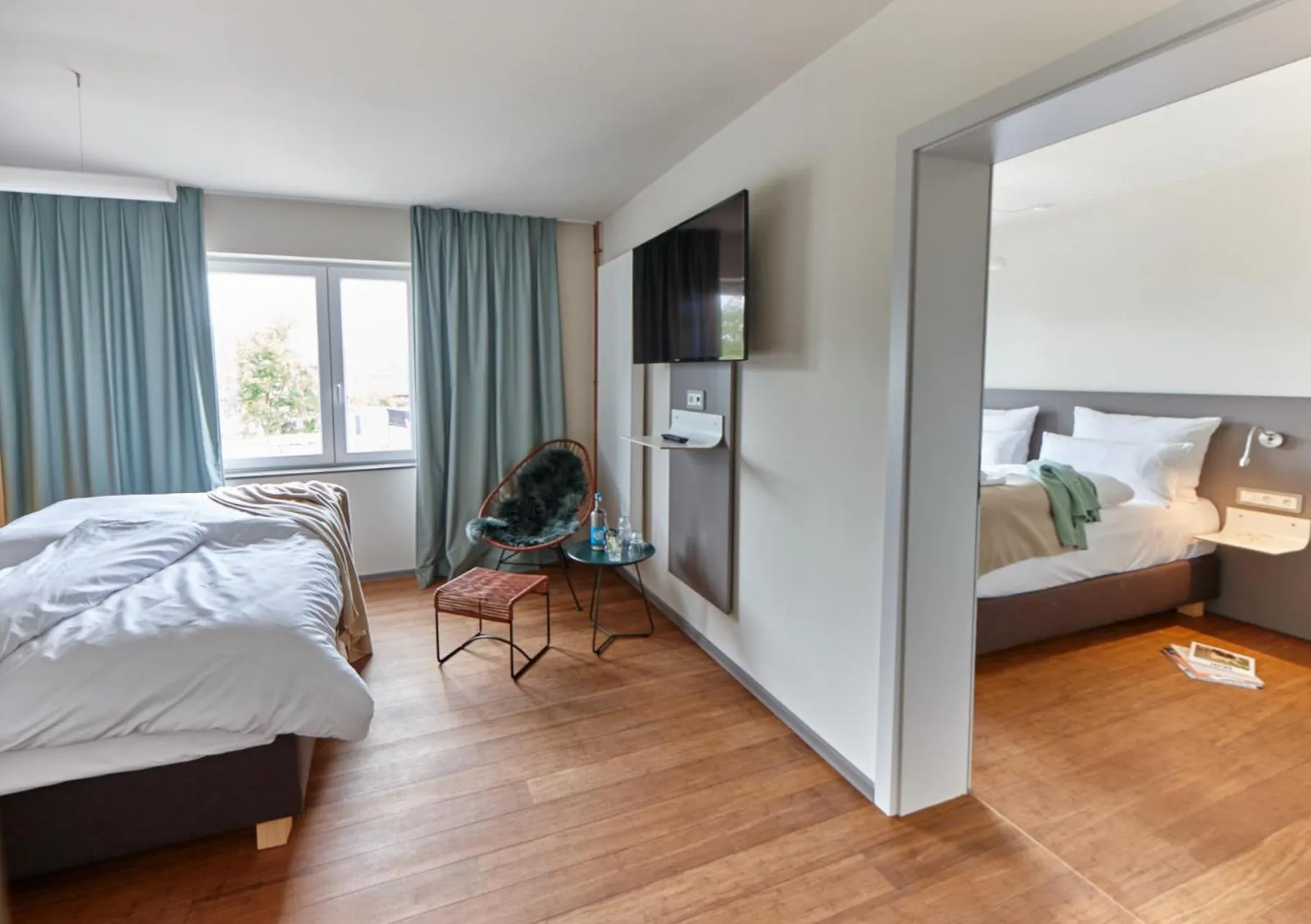 Photo of the whole room, Bed in Just Eleven