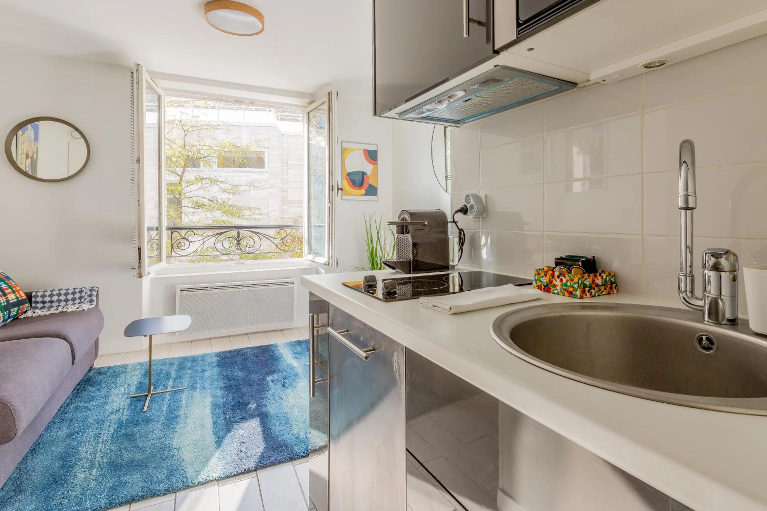 Kitchen or kitchenette in Résidence Louvre - Bellan