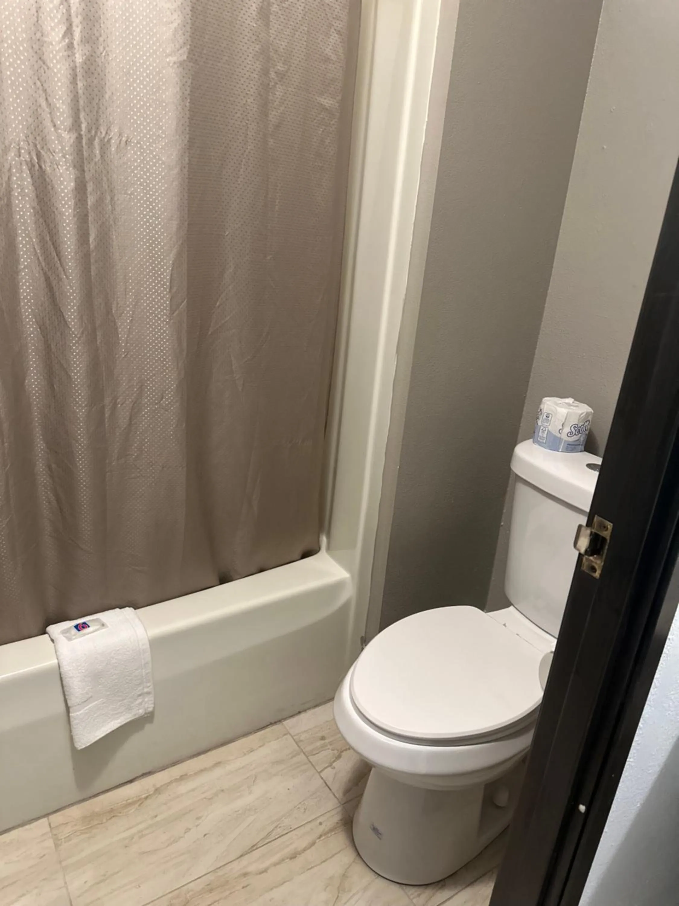 Bathroom in Motel 6-Wisconsin Rapids, WI