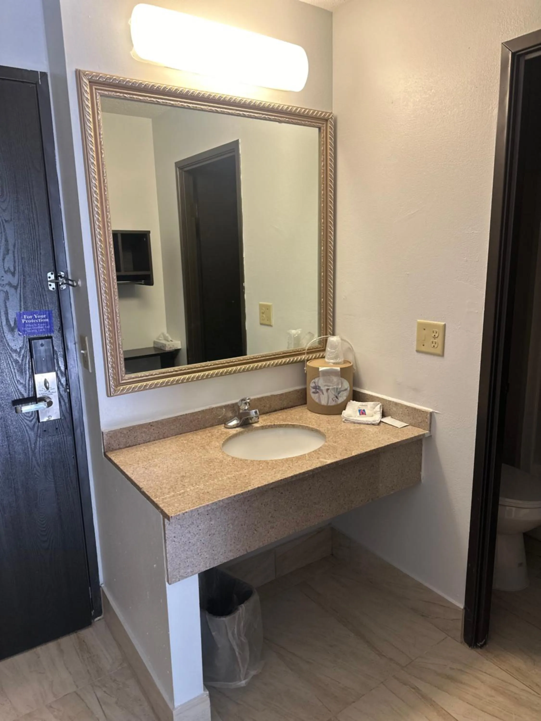 Bathroom in Motel 6-Wisconsin Rapids, WI