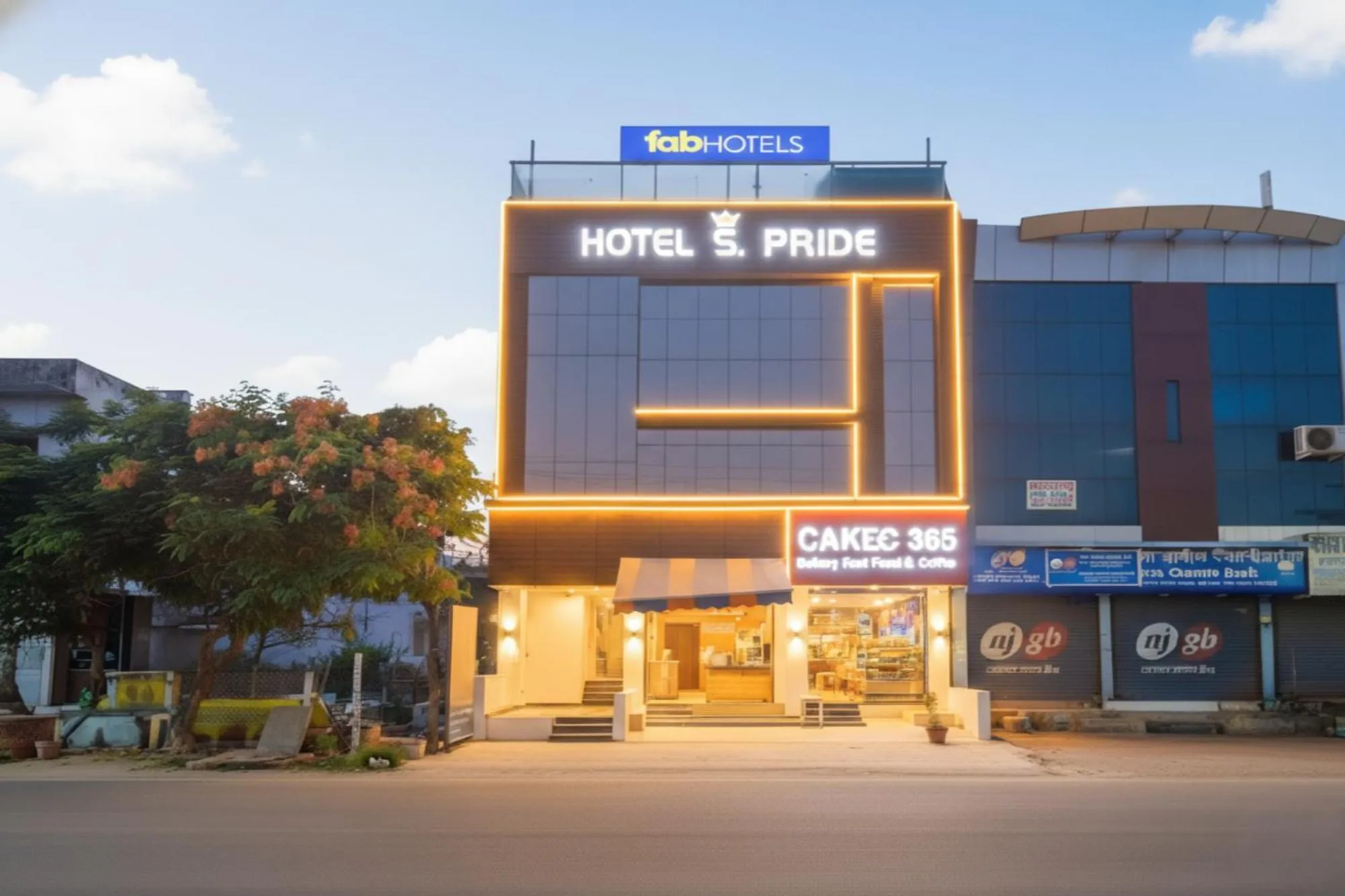 Property building in FabHotel S Pride