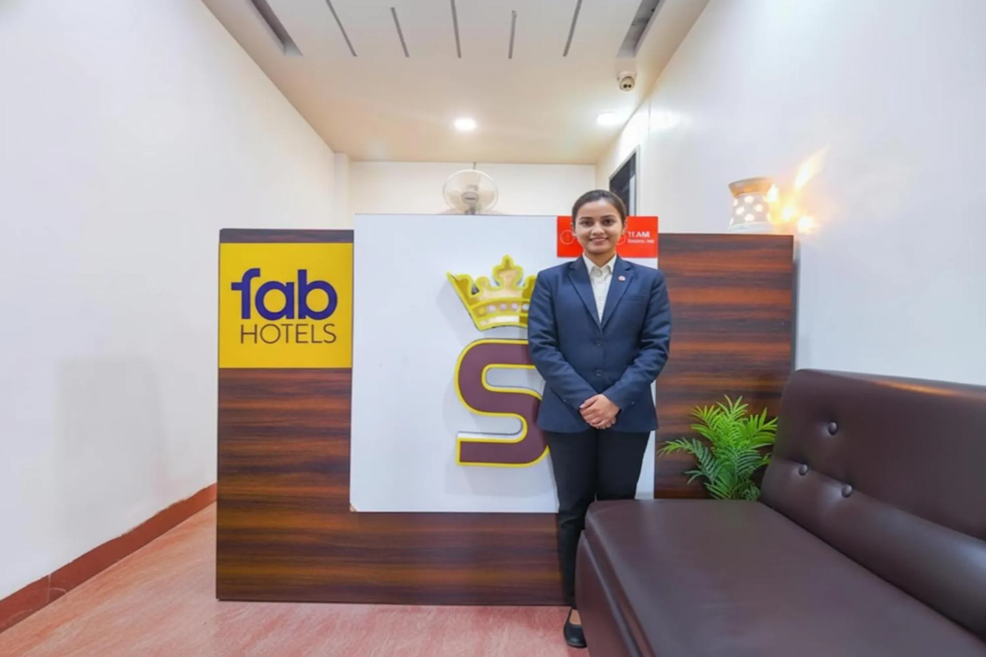 Lobby or reception in FabHotel S Pride