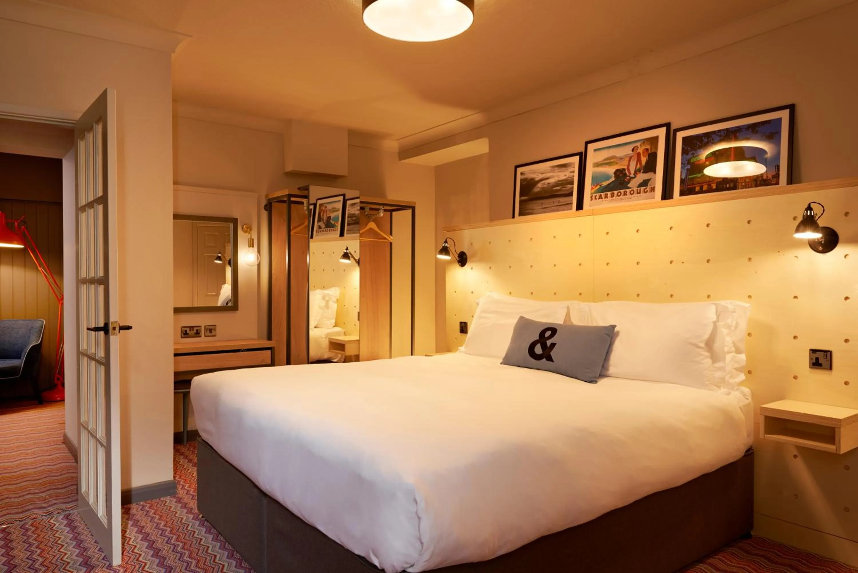 Bedroom, Bed in Bike & Boot Inns Scarborough - Leisure Hotels for Now