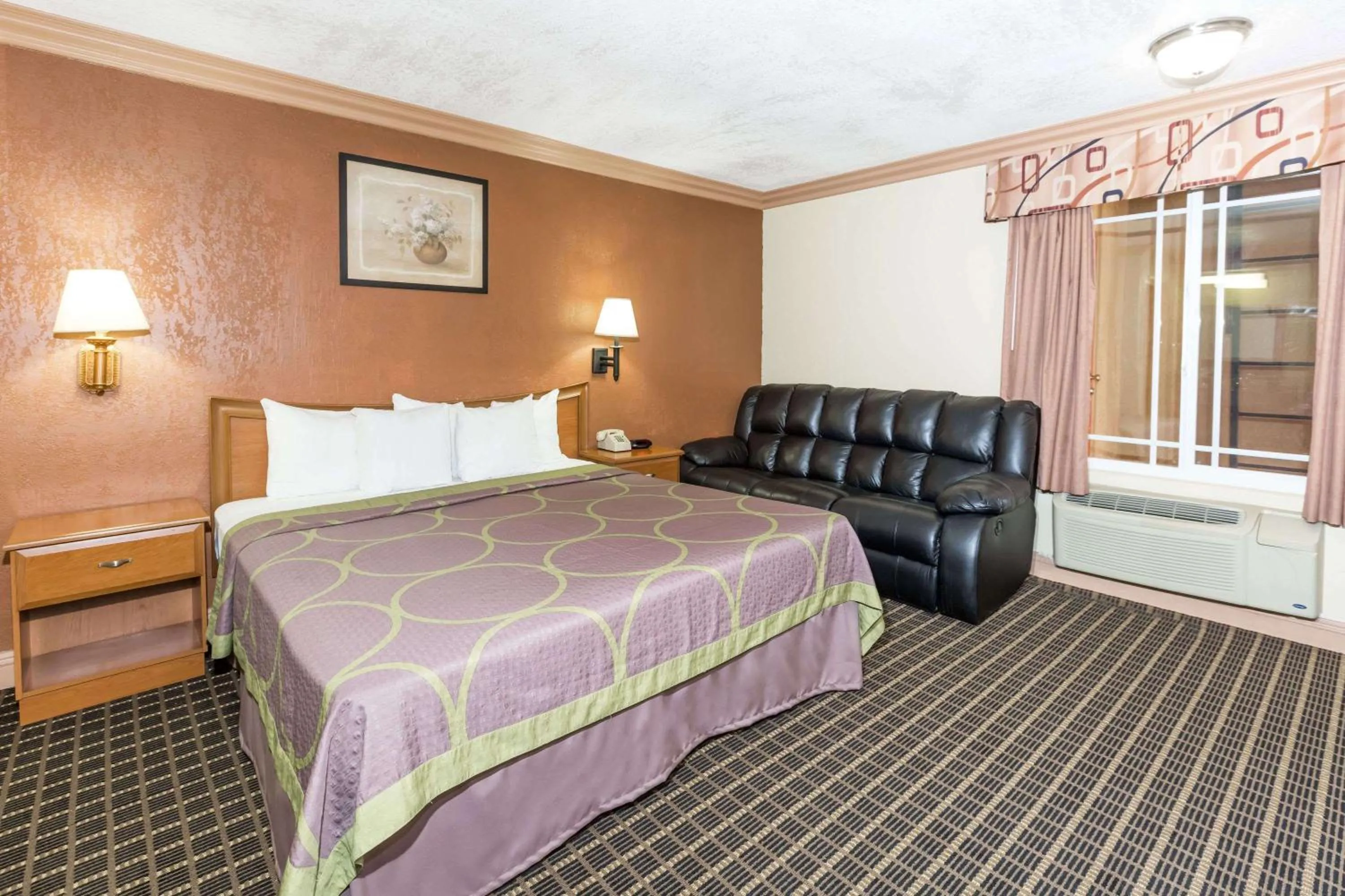 On site, Bed in Super 8 by Wyndham Azusa