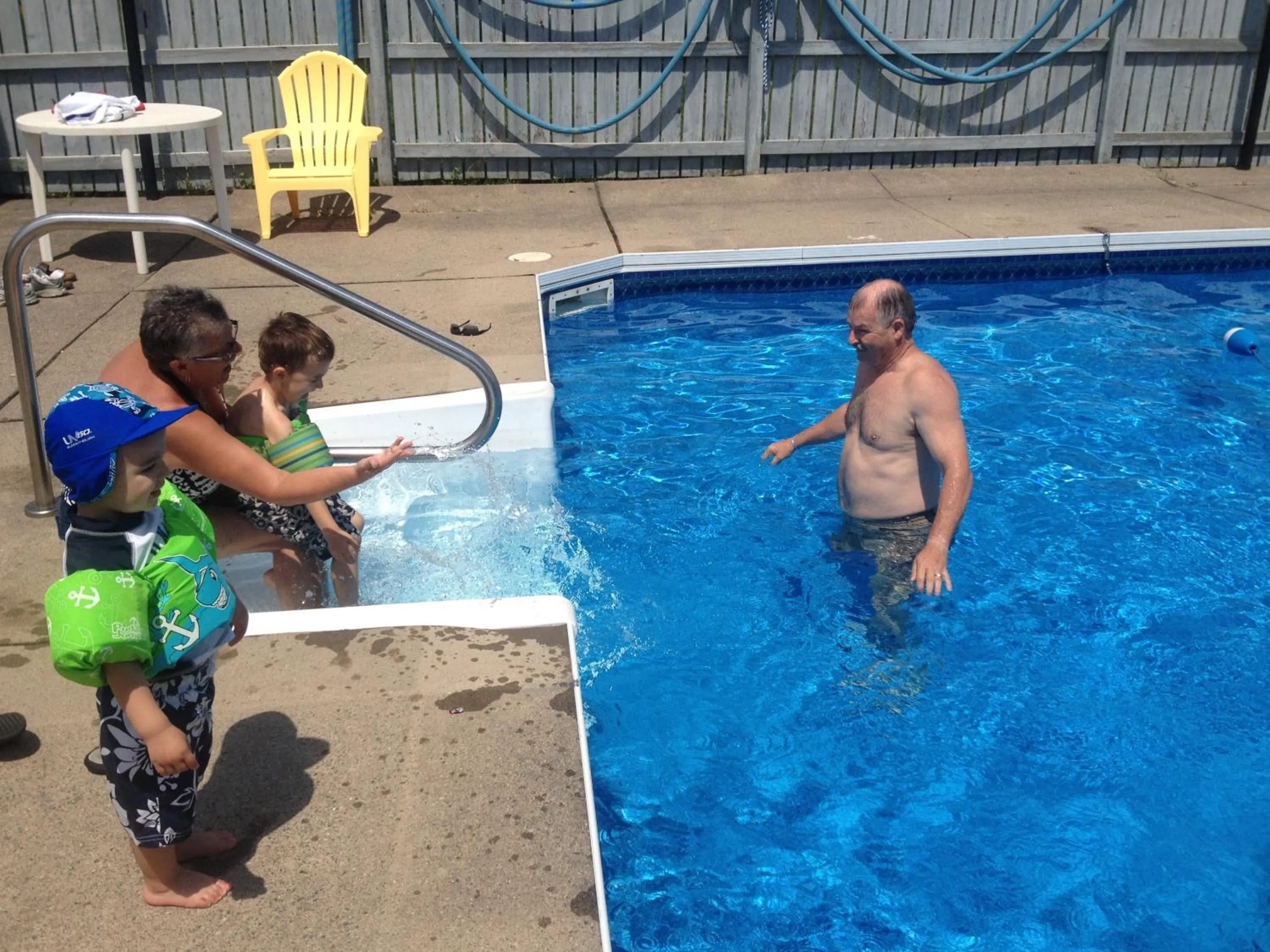 Swimming pool in Cabot Trail Motel